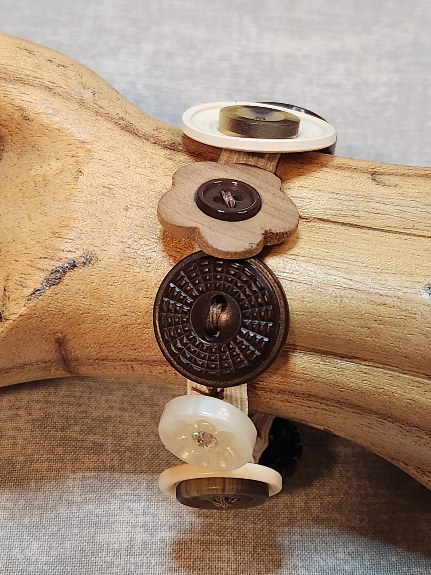 Buttoned Up Bracelet