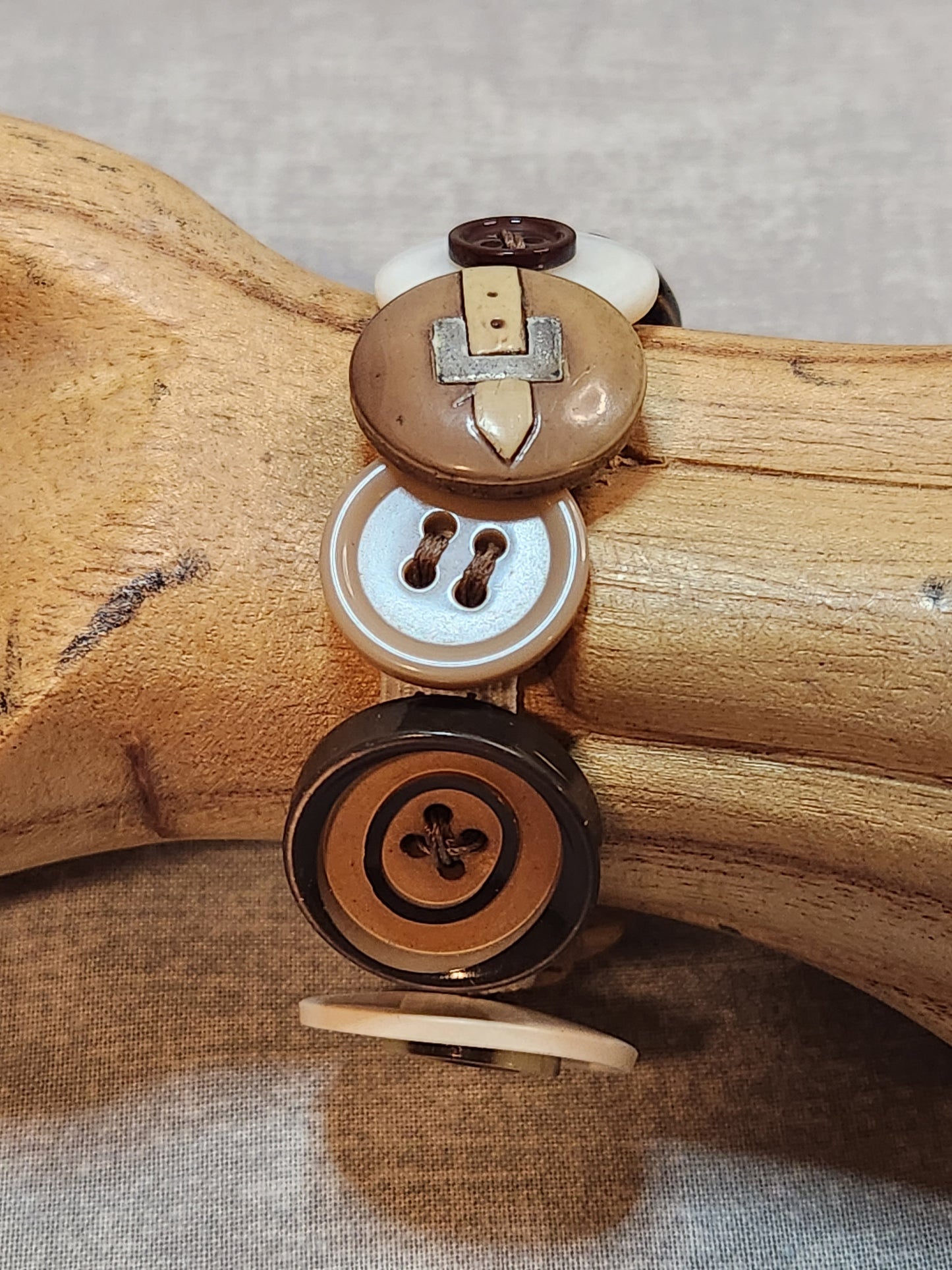 Buttoned Up Bracelet