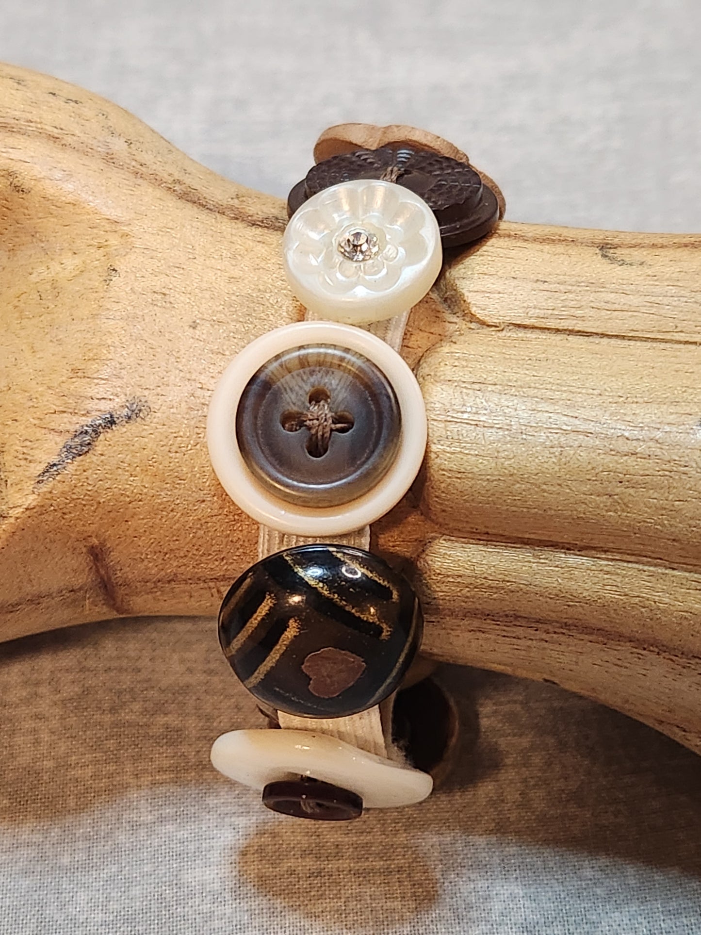 Buttoned Up Bracelet