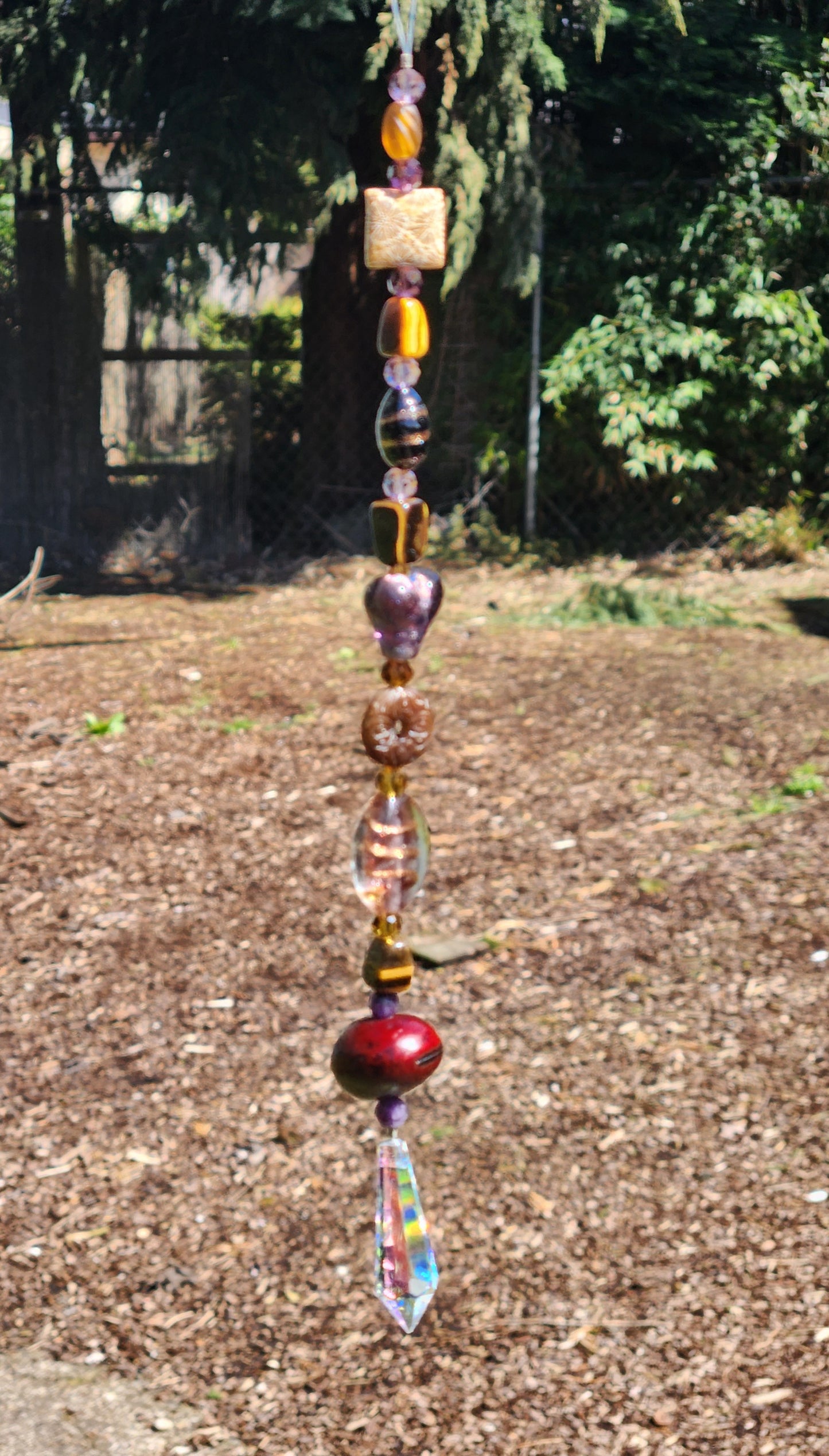Lavendar Smoke Suncatcher