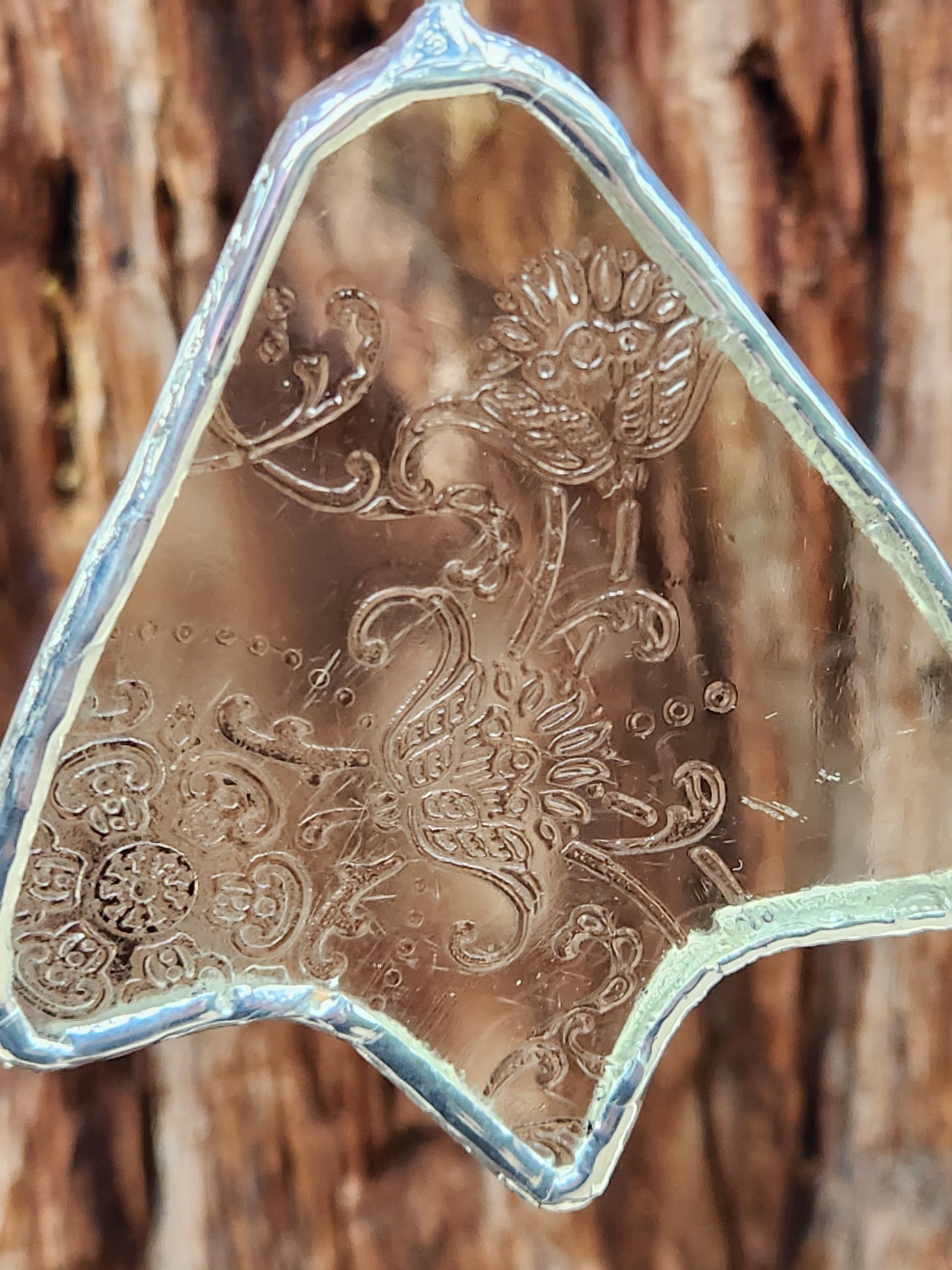 Yellow Stained Glass Duck Footprint