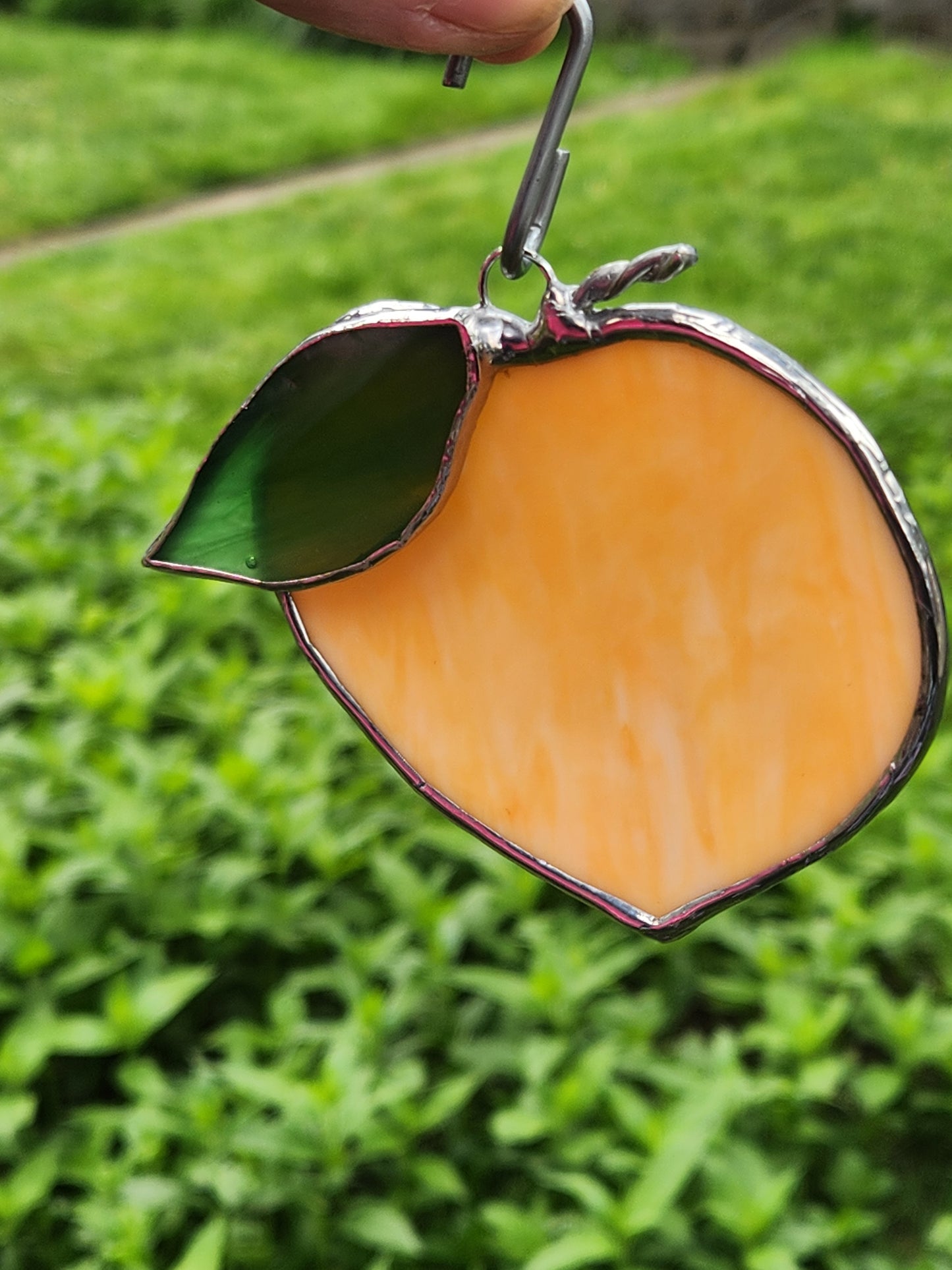 Cute as a Peach Stained Glass