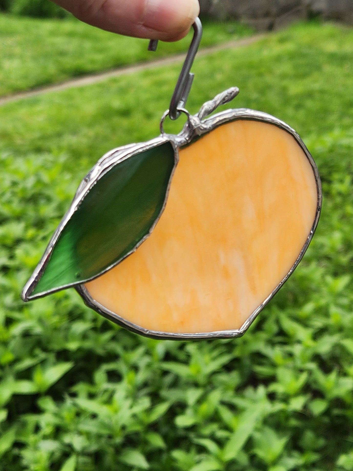 Cute as a Peach Stained Glass