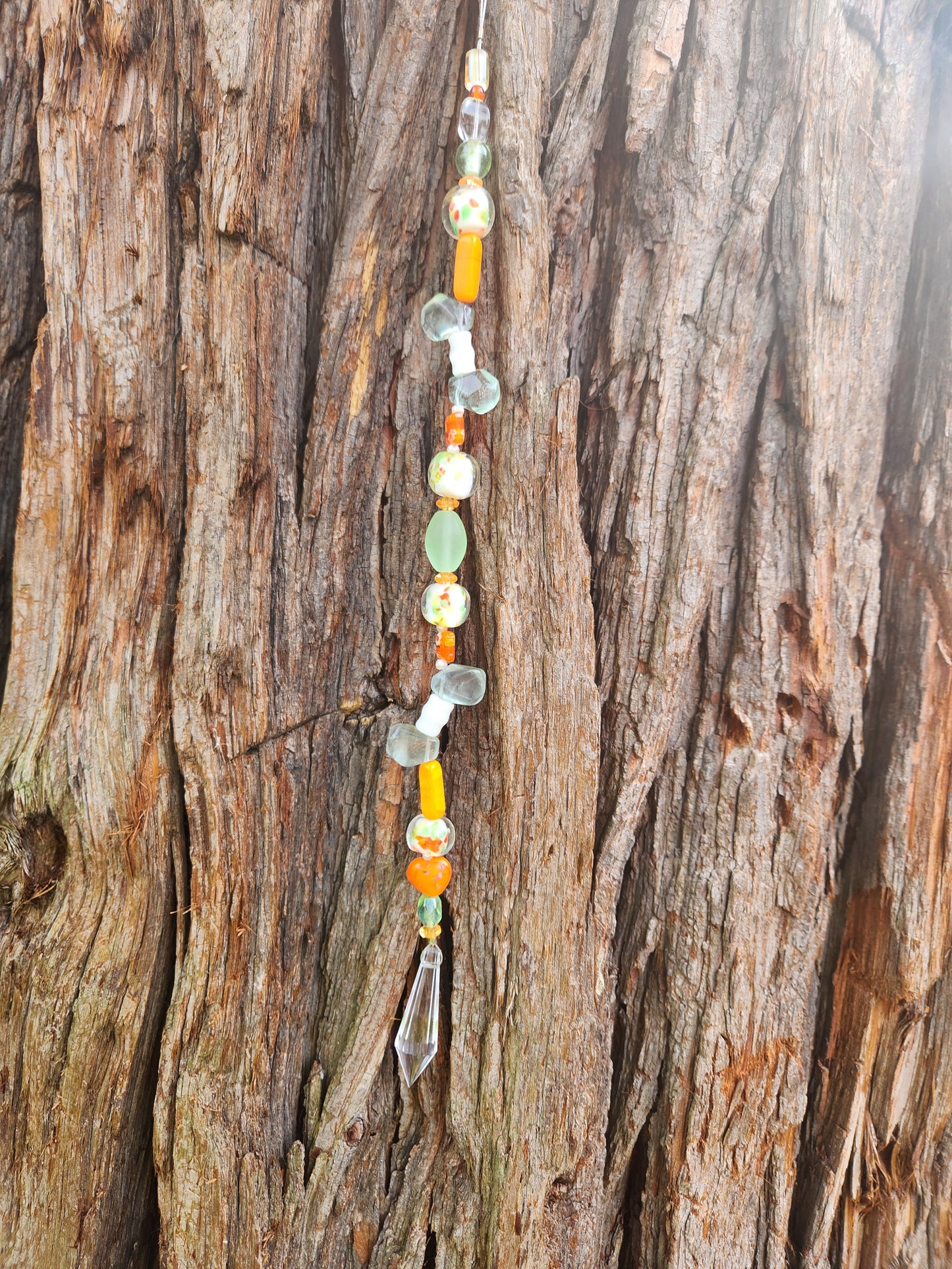 Orange Mint Suncatcher
