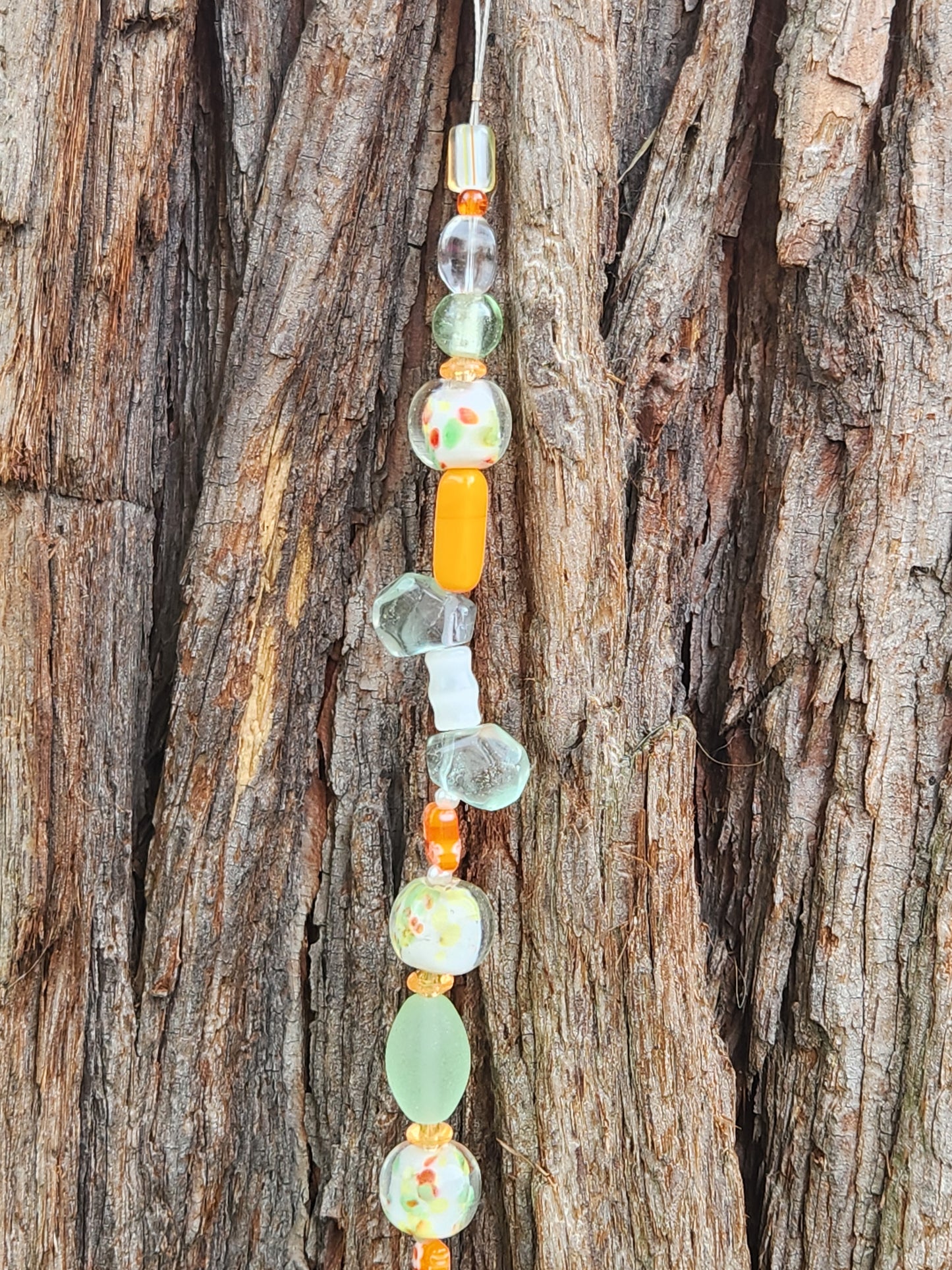 Orange Mint Suncatcher