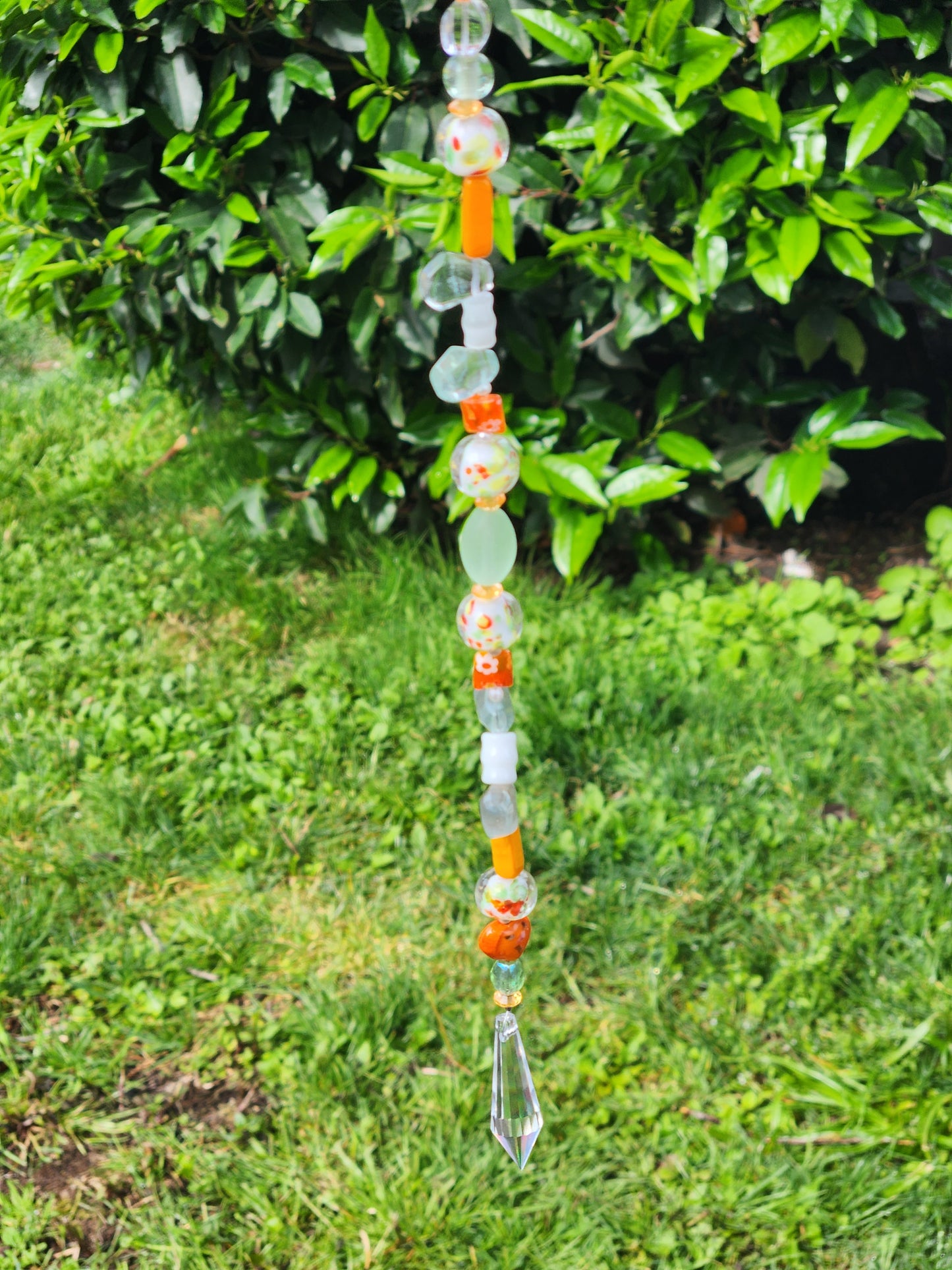 Orange Mint Suncatcher