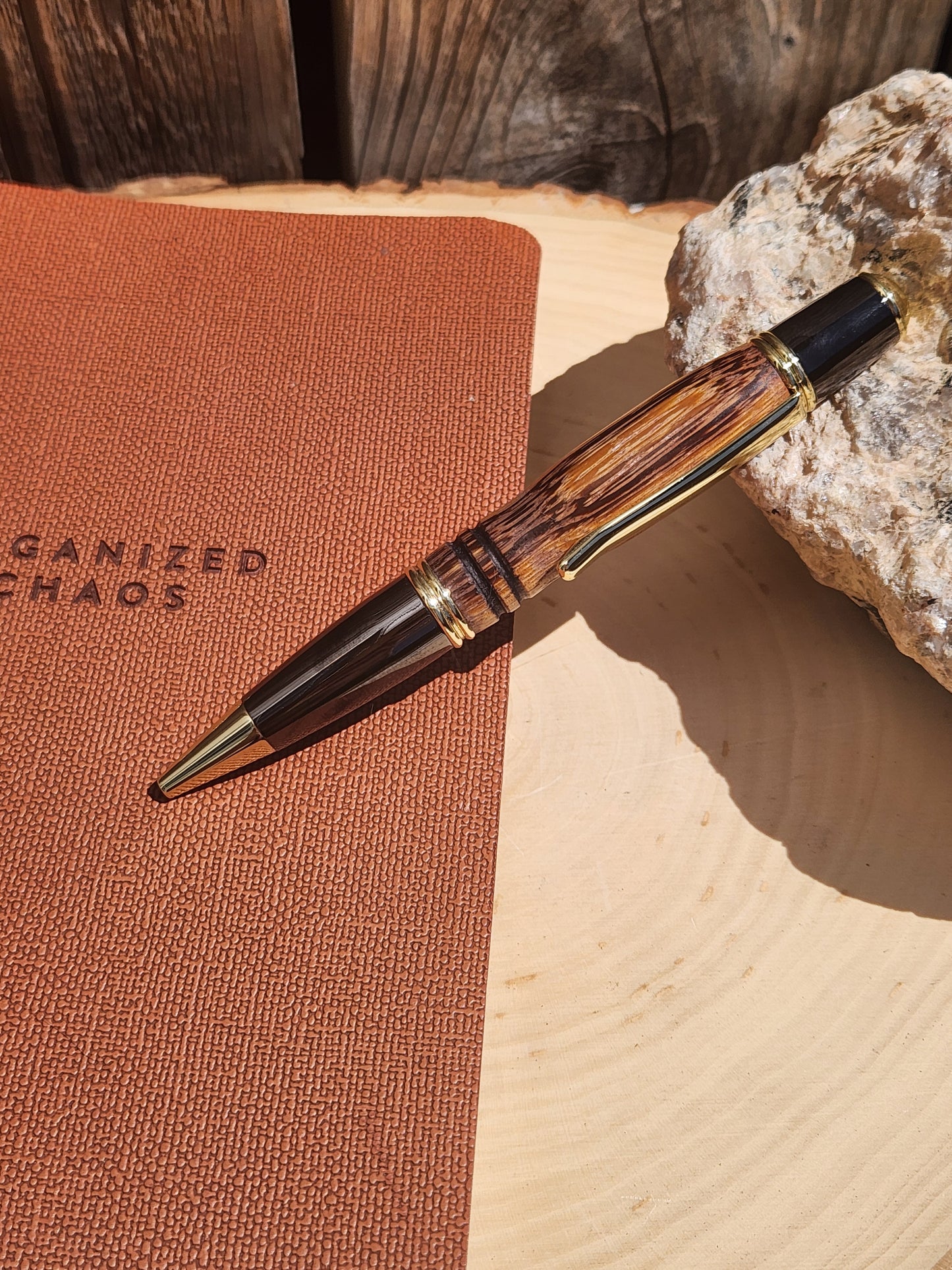 Zebra Wood Gatsby Grande Twist Pen