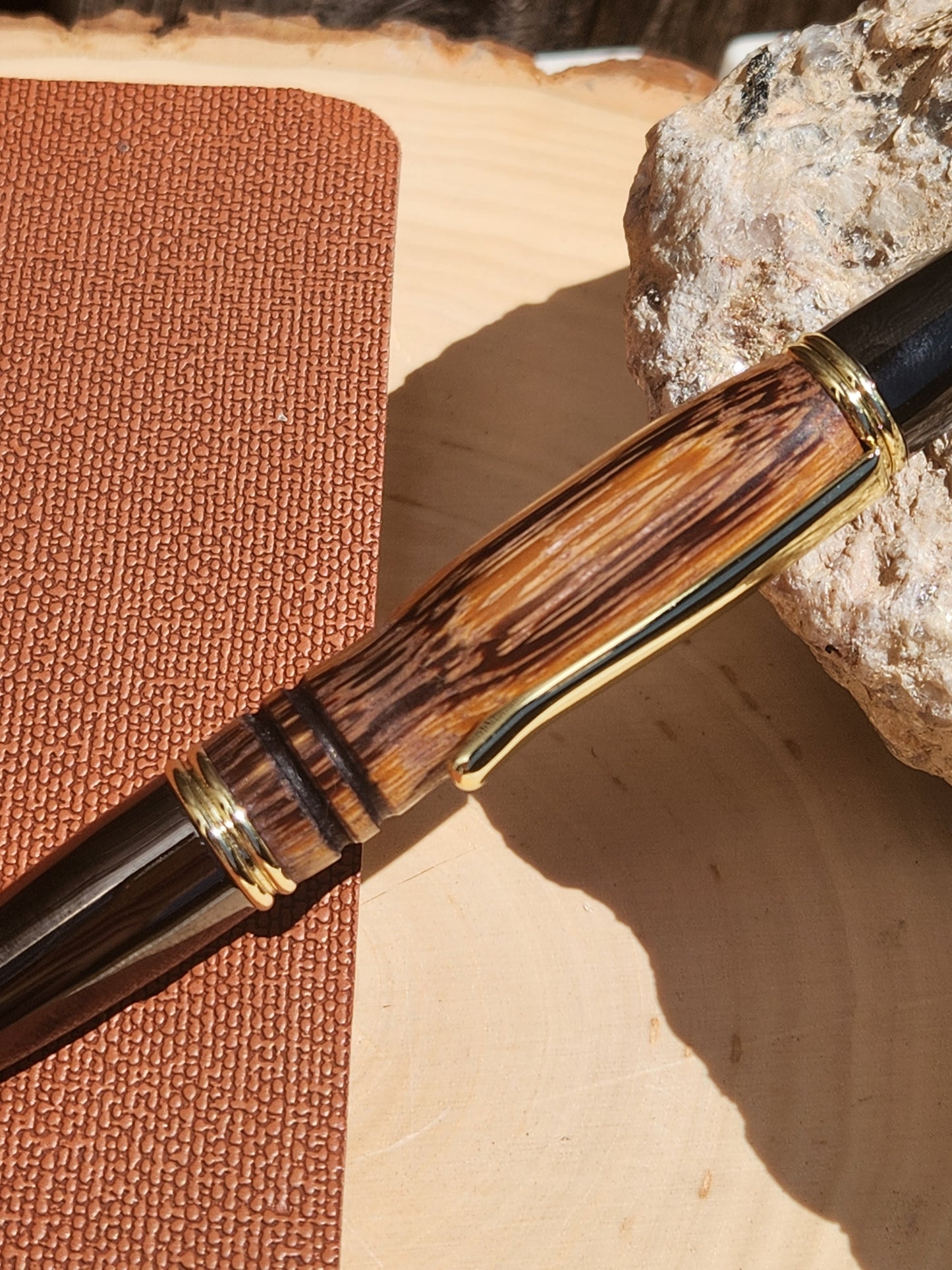 Zebra Wood Gatsby Grande Twist Pen
