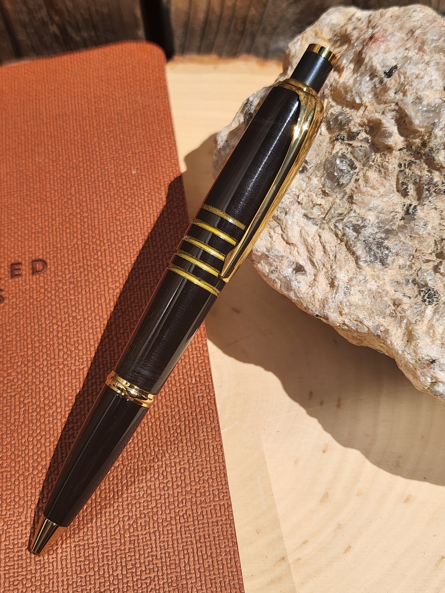 Gaboon Ebony Wood Compson Click Pen