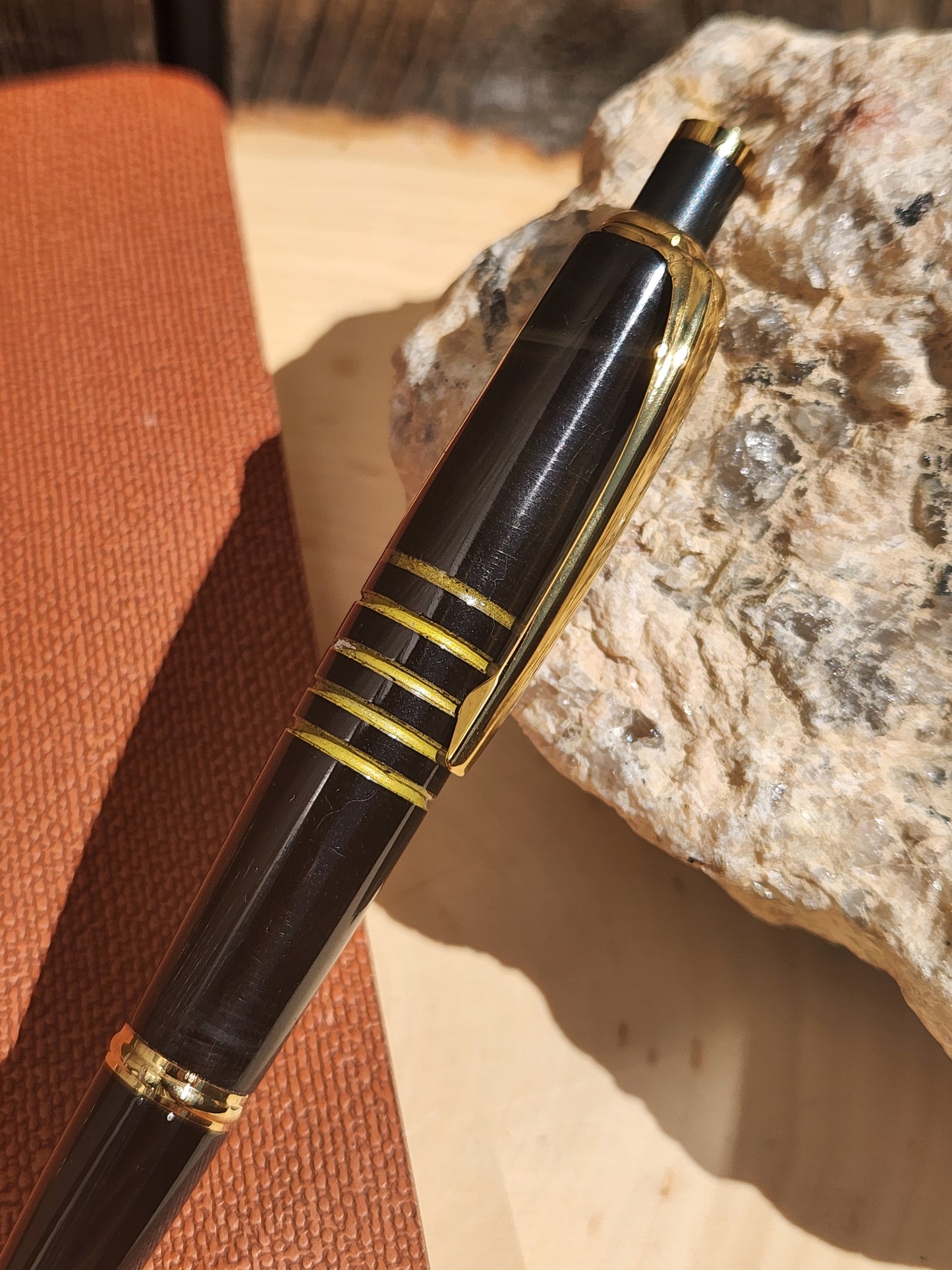 Gaboon Ebony Wood Compson Click Pen