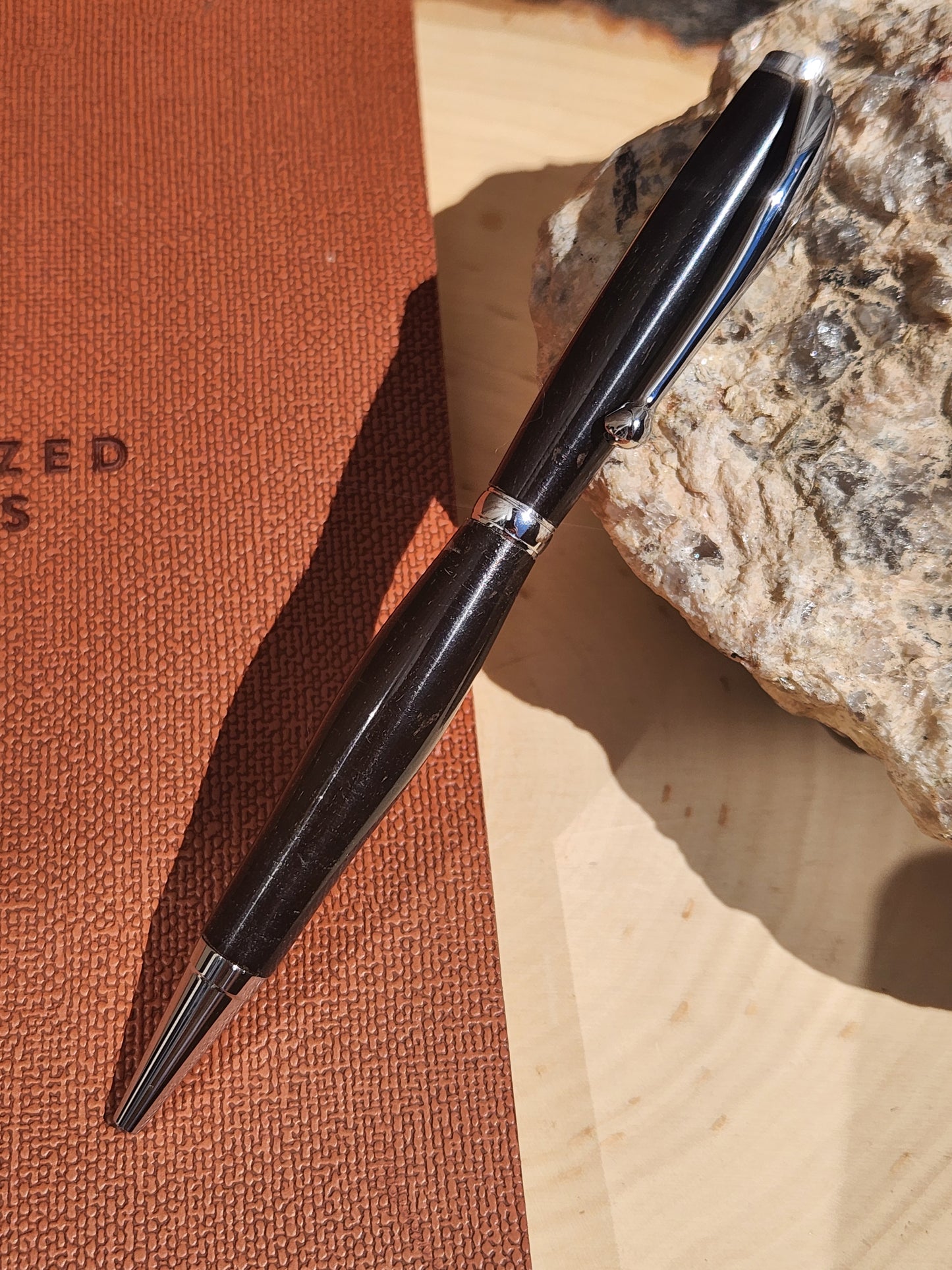 Gaboon Ebony Wood Slim Line Twist Pen