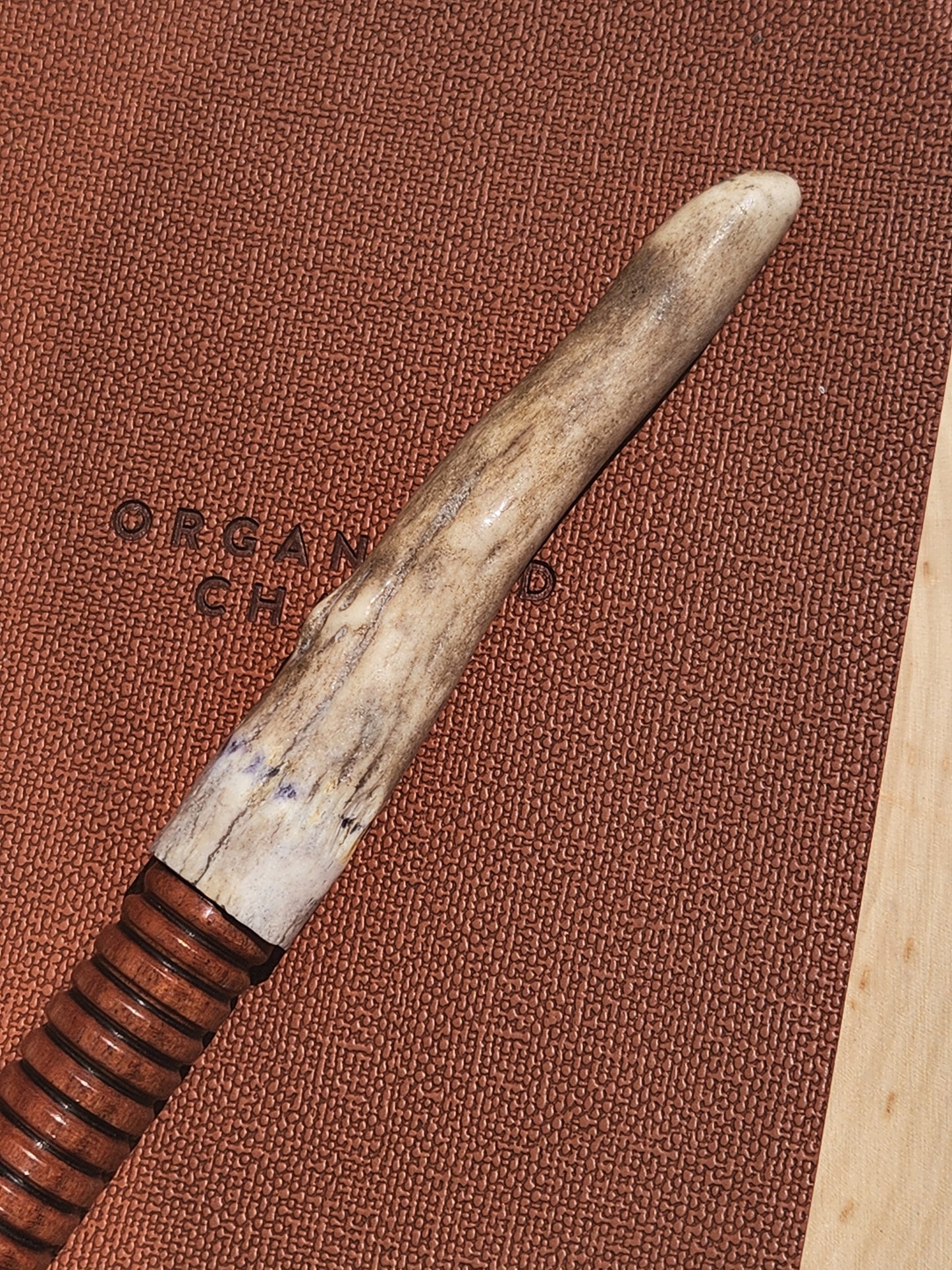 Bloodwood & Antler Streamline Twist Modified Wand Pen