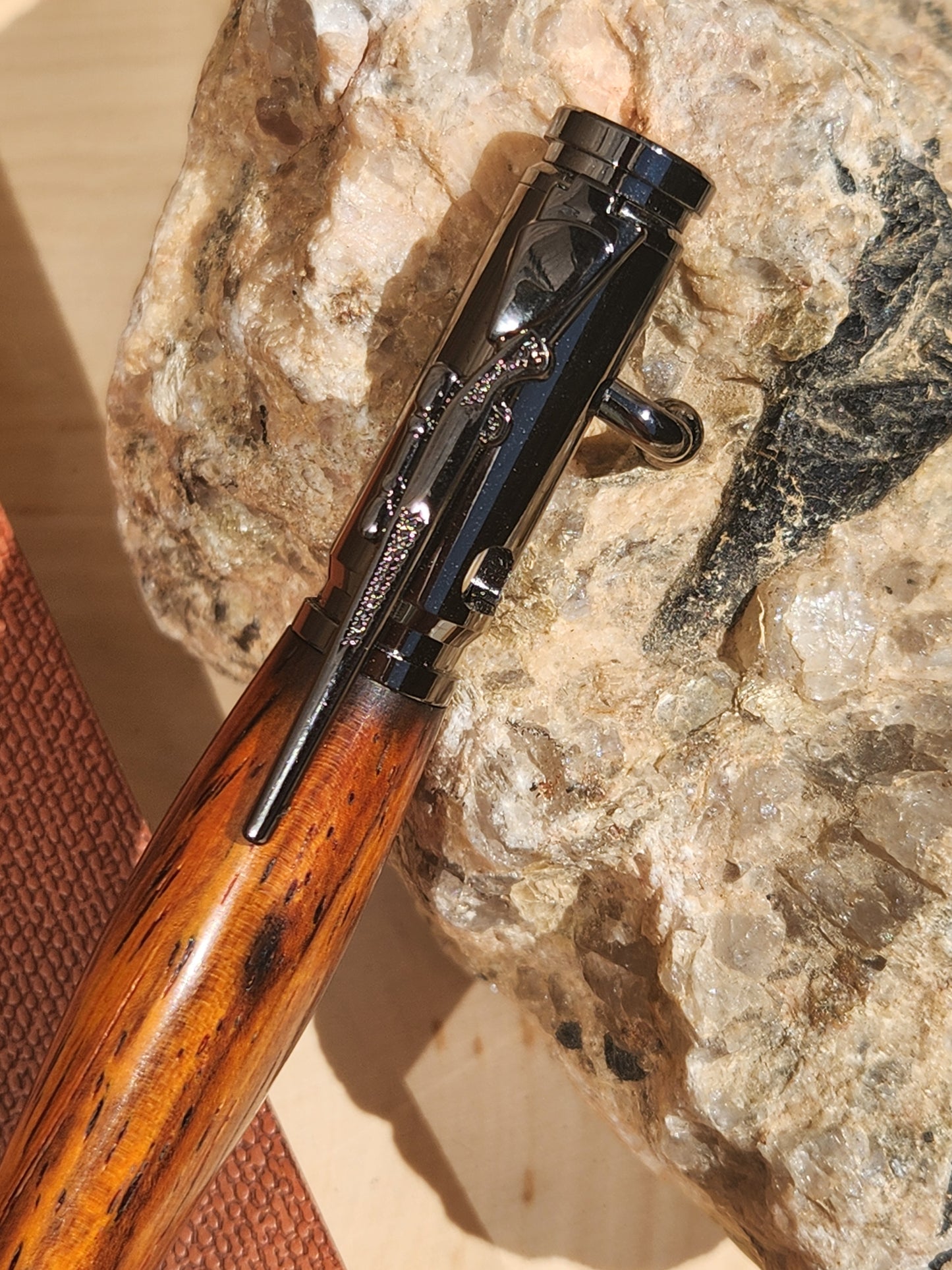 .30 Cal Bolt Action & Cocobola Wood Pen