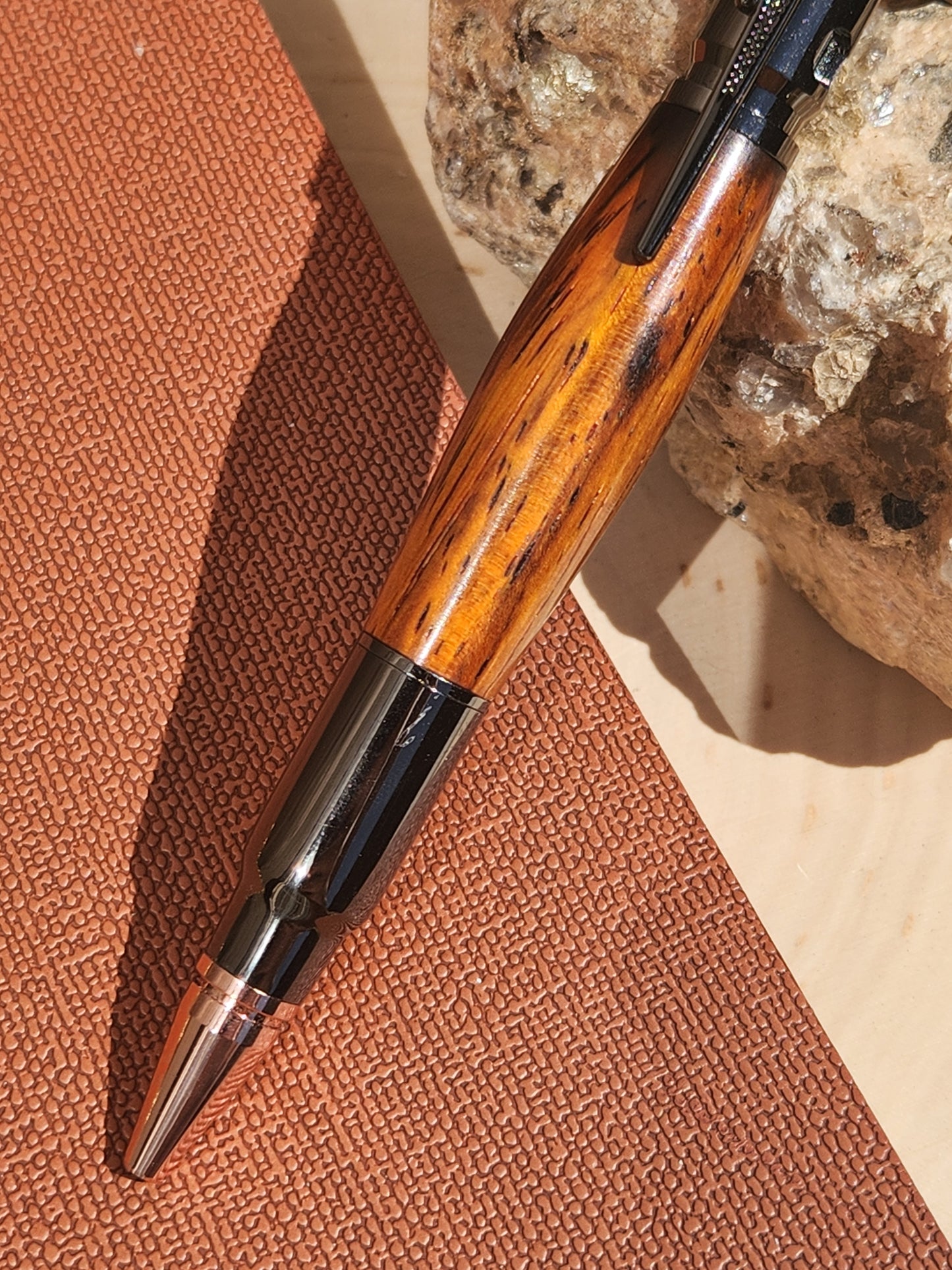 .30 Cal Bolt Action & Cocobola Wood Pen