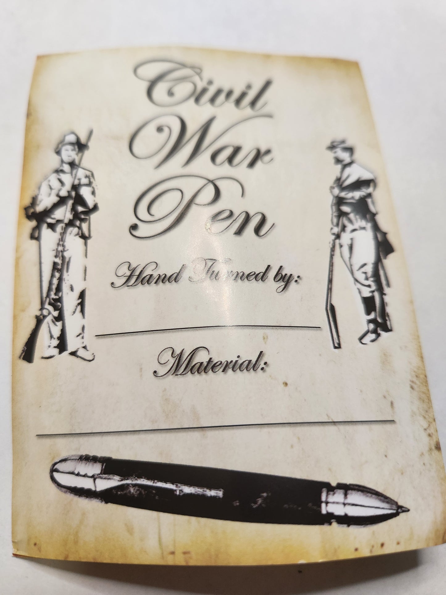Civil War Antler Twist Pen