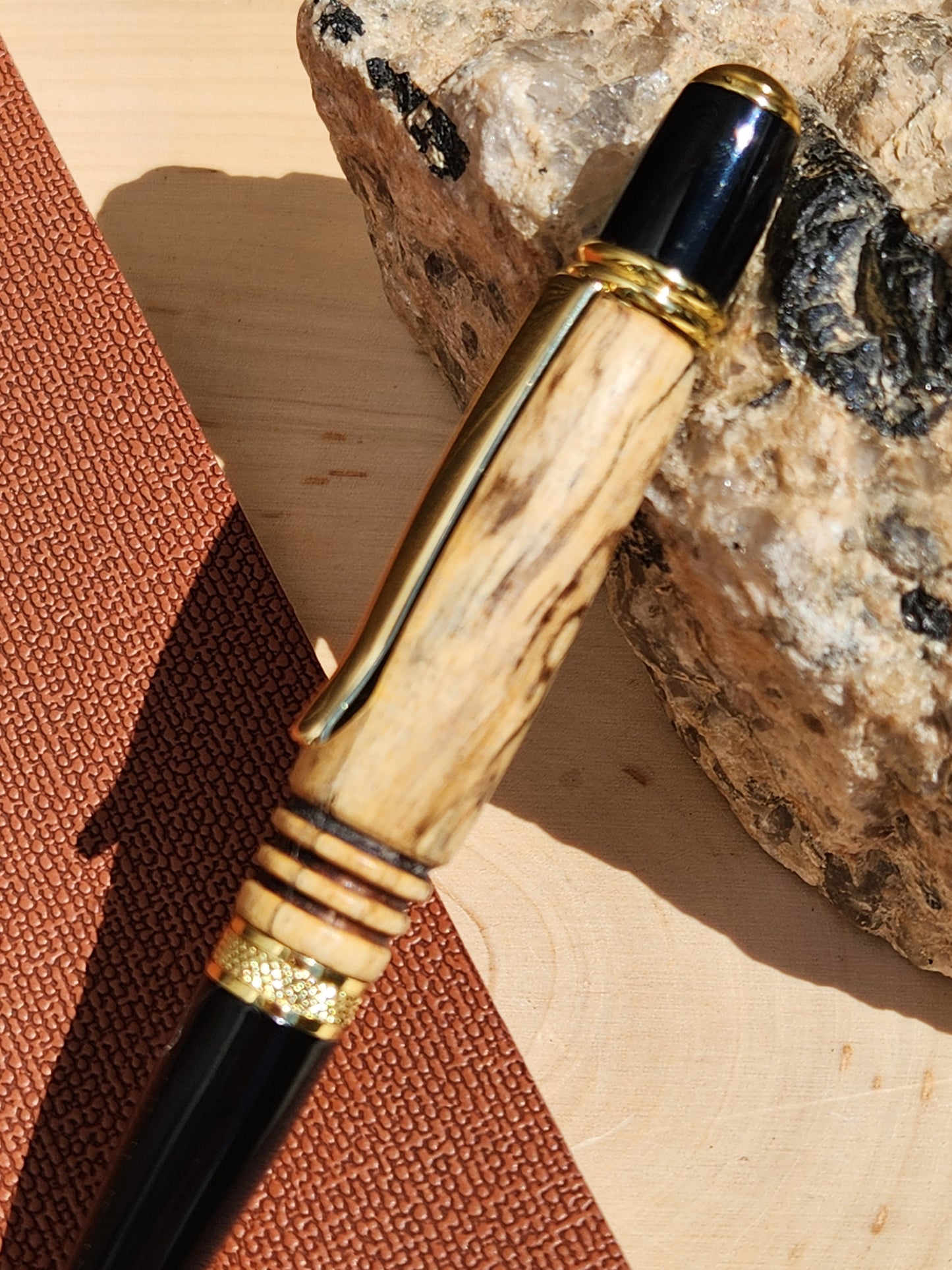 Spalted Tamerind Gatsby Grande Twist Pen