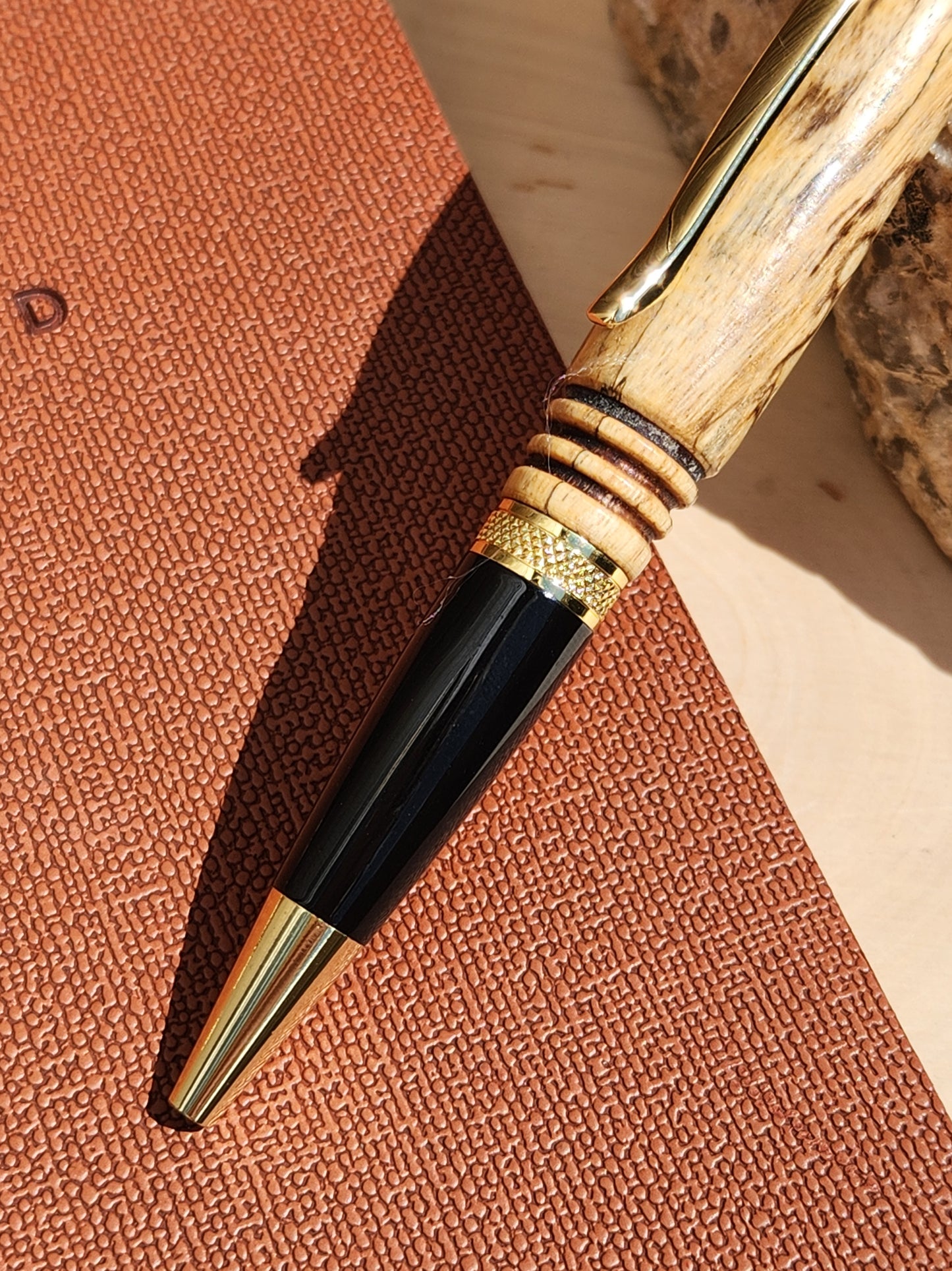 Spalted Tamerind Gatsby Grande Twist Pen