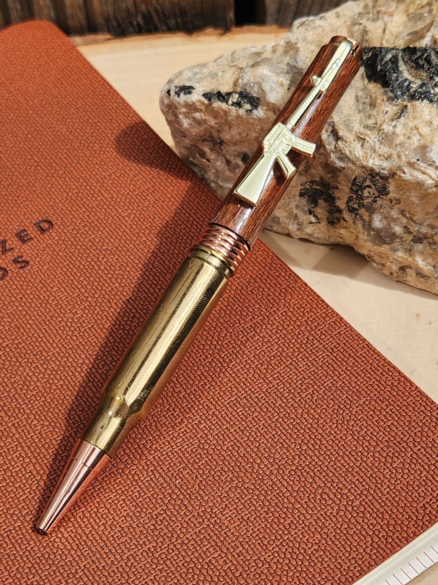 Leopard Wood & .308 Streamline Twist Pen