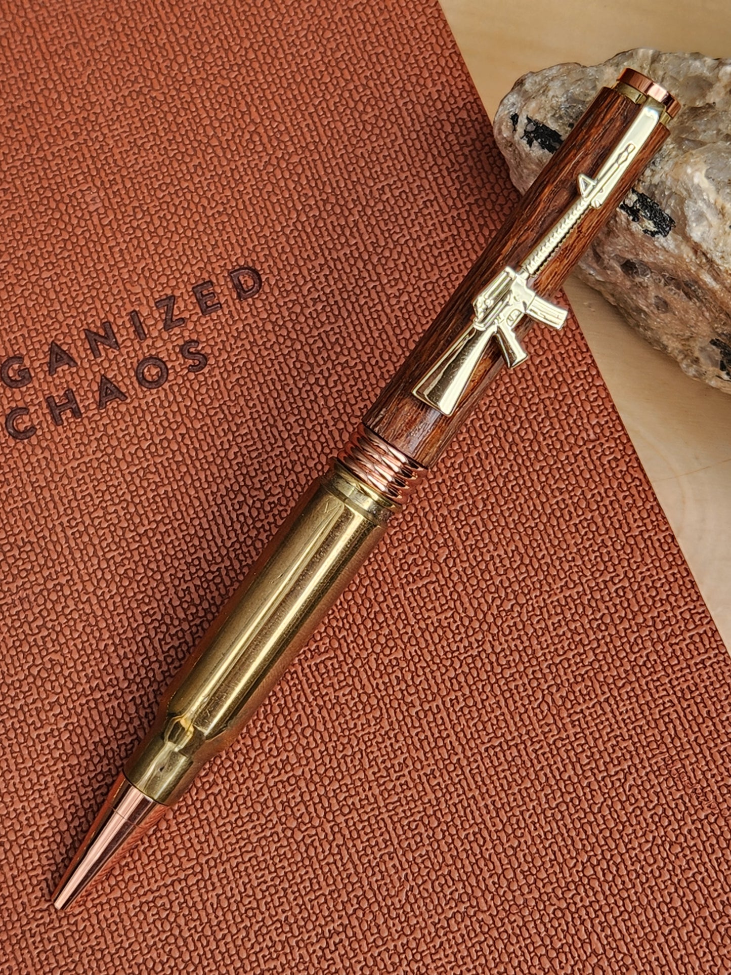 Leopard Wood & .308 Streamline Twist Pen