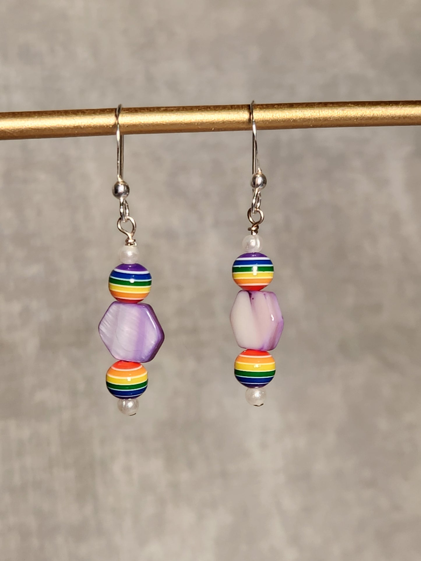 Purple Pride Earrings