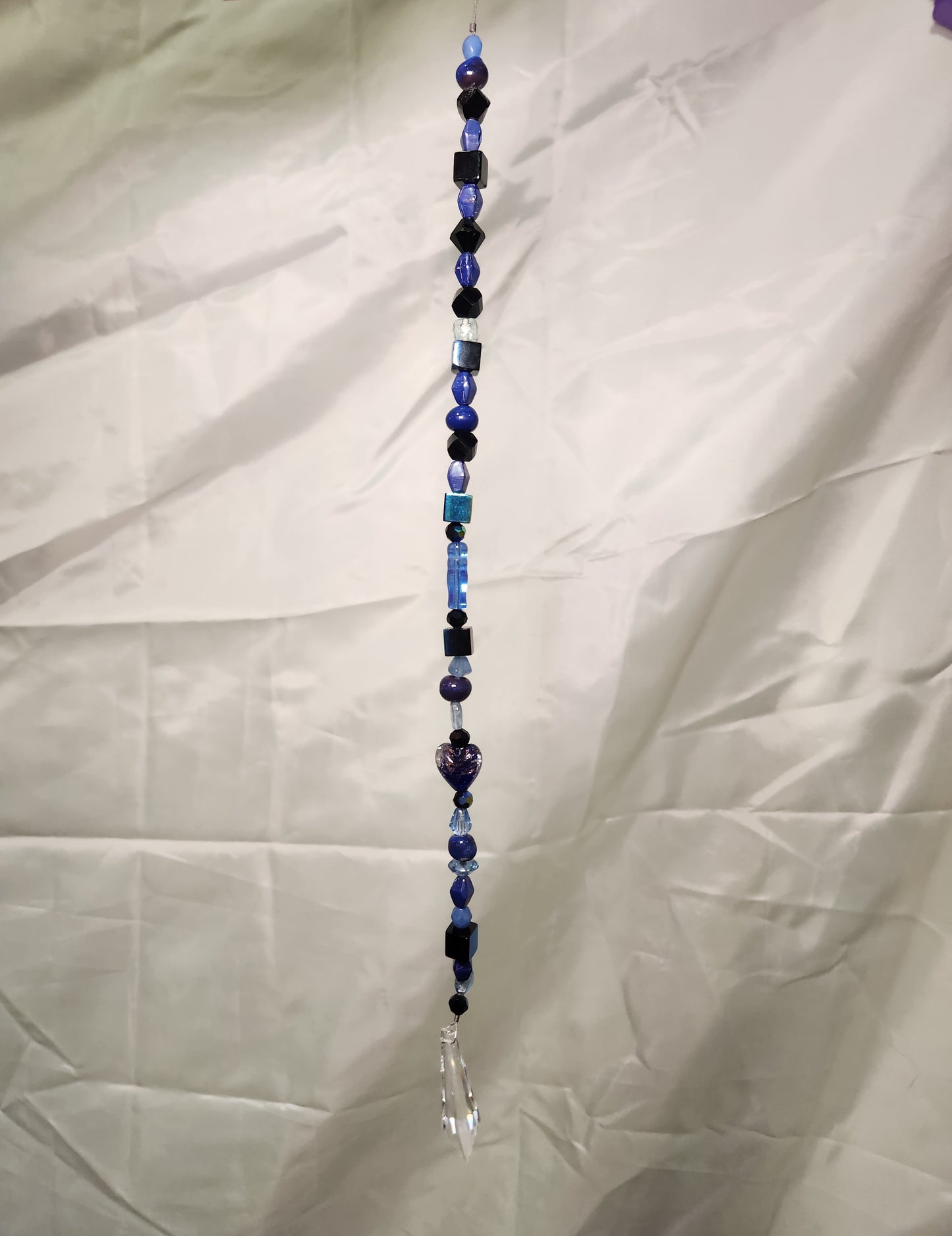 Black & Blue Aurora Borealis Suncatcher