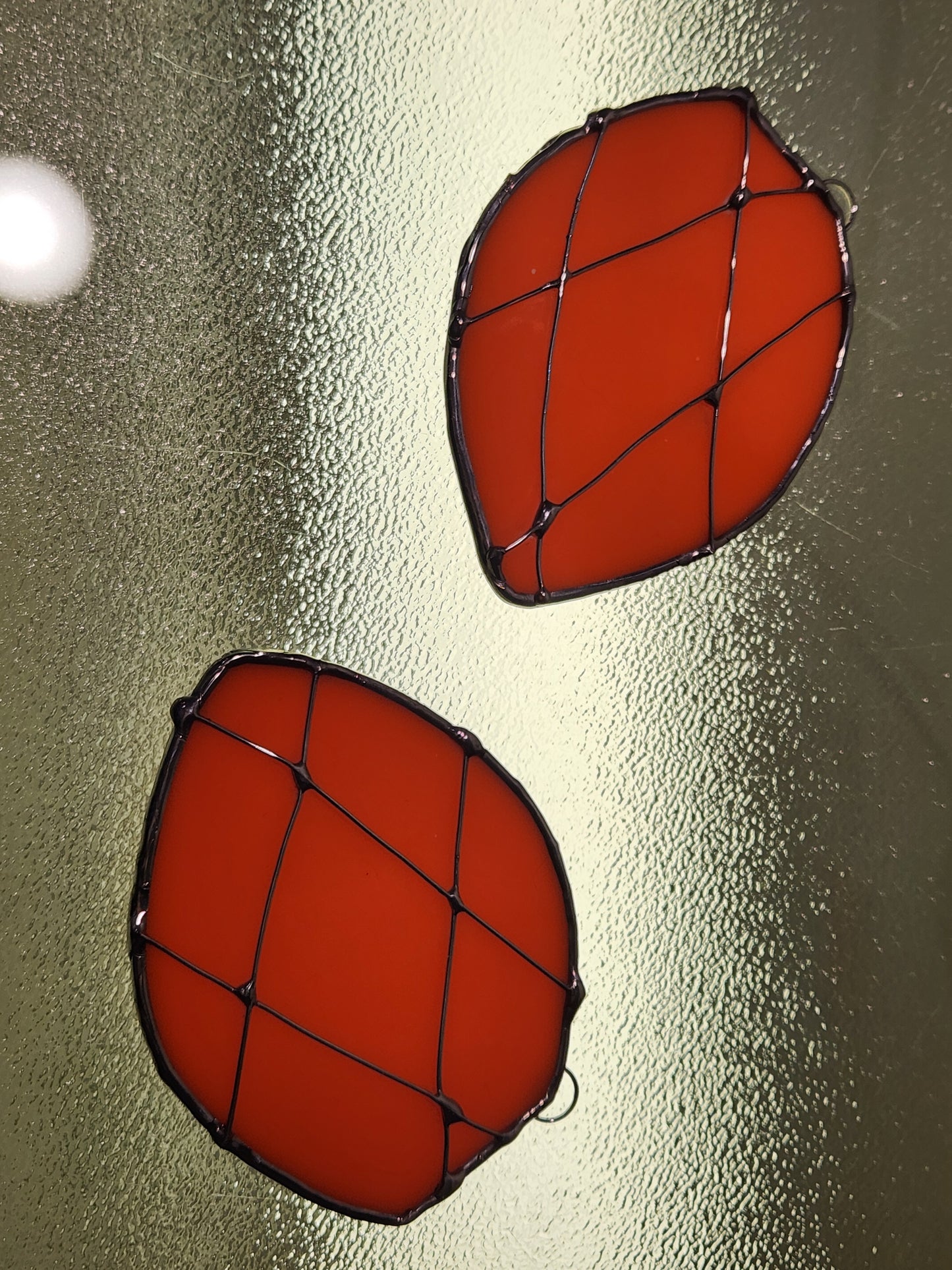 Orange Stained Glass Beaver Tail