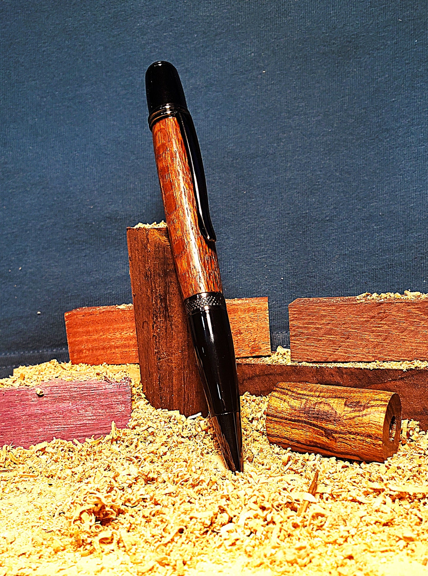 Leopard Wood Gatsby Grande Twist Pen
