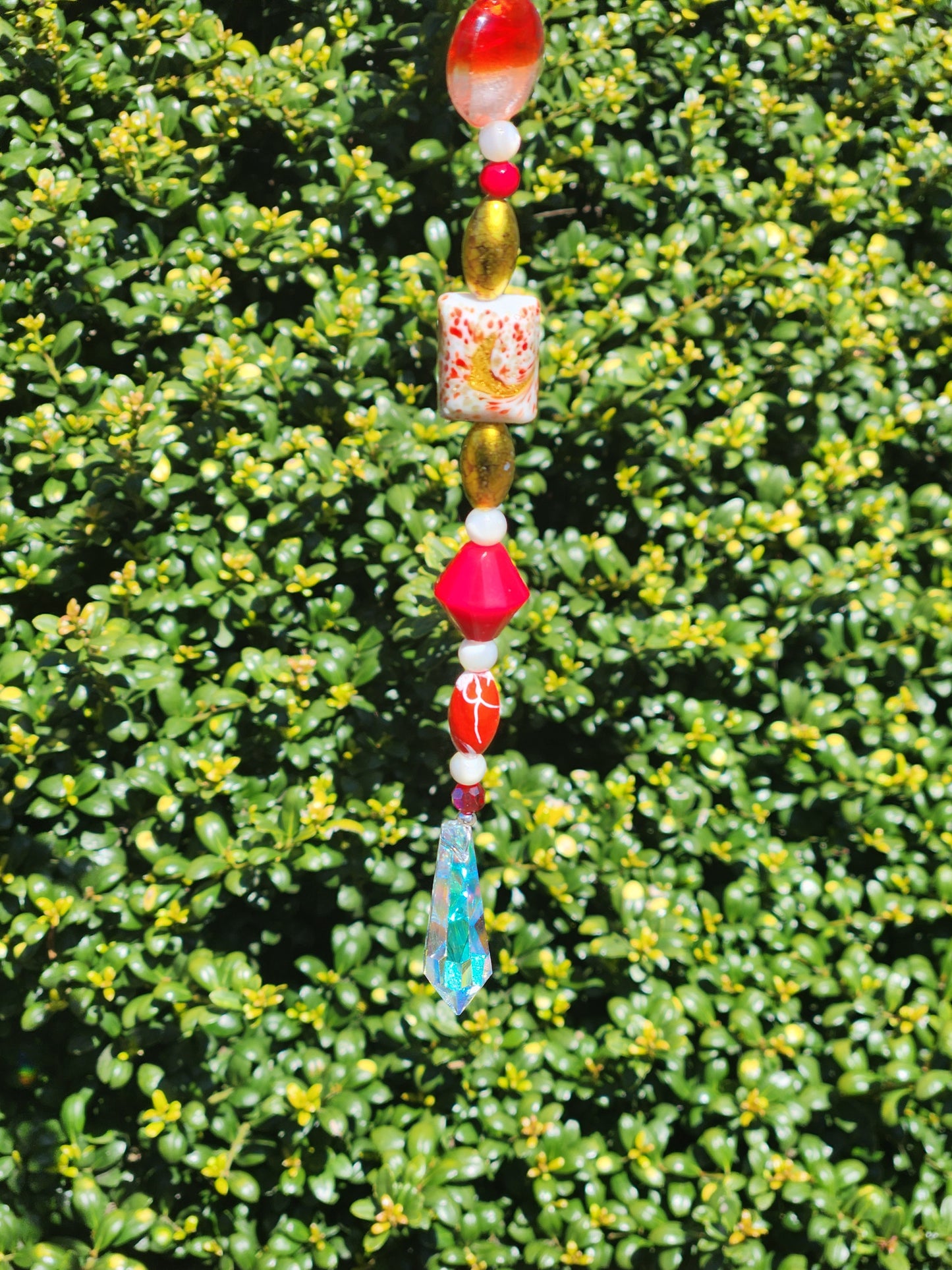 Red & Gold Suncatcher