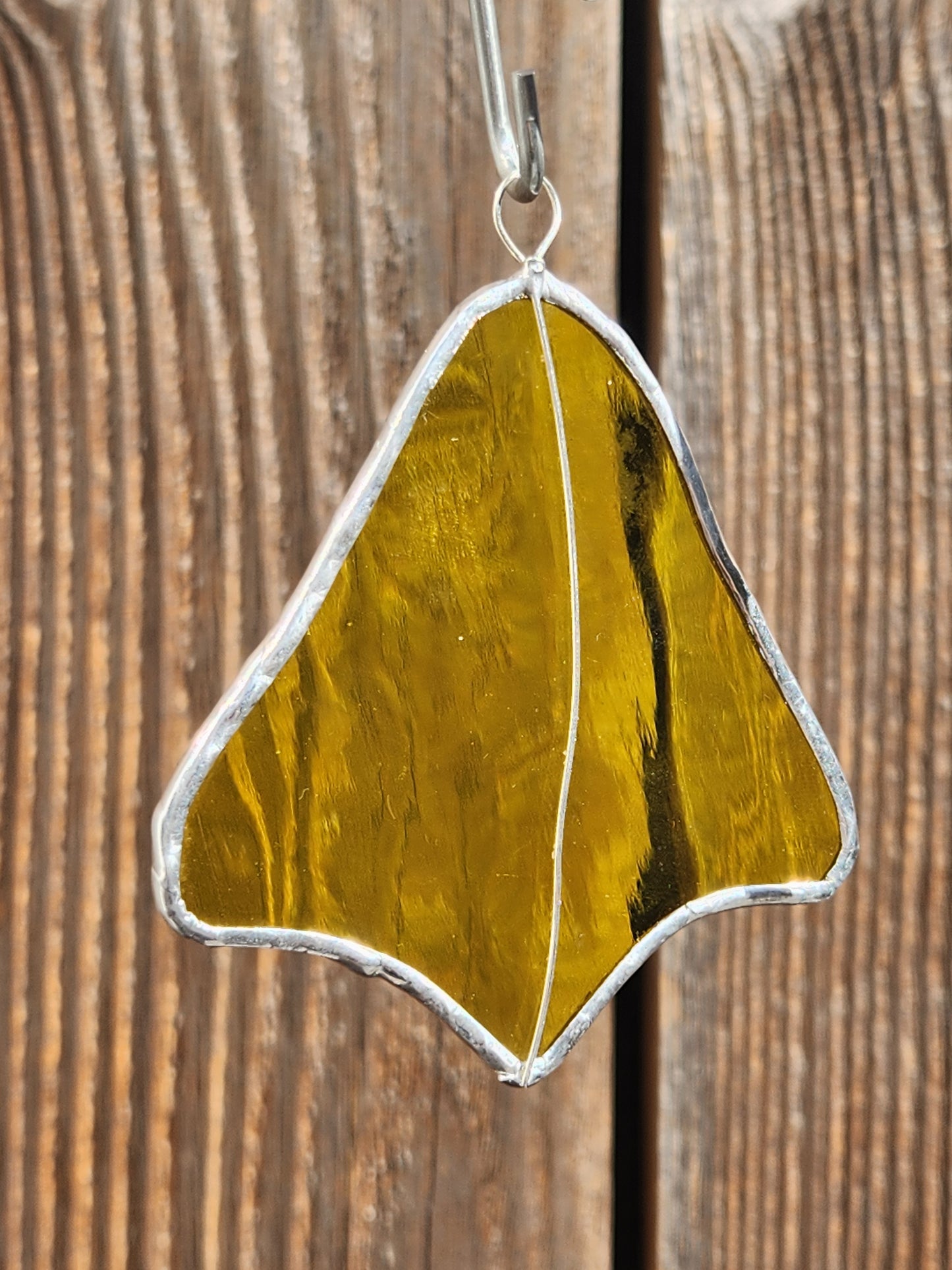 Yellow Stained Glass Duck Footprint