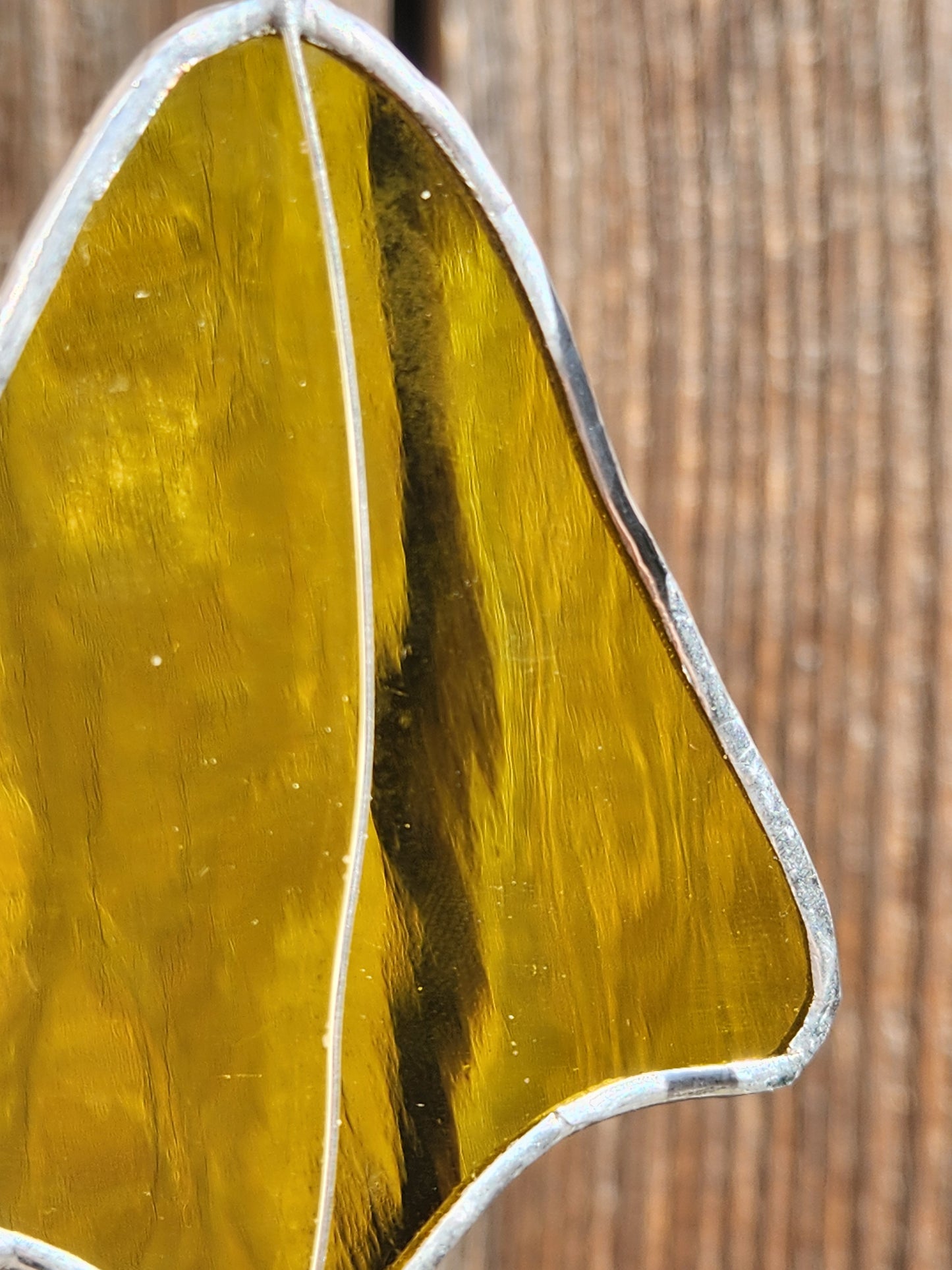 Yellow Stained Glass Duck Footprint