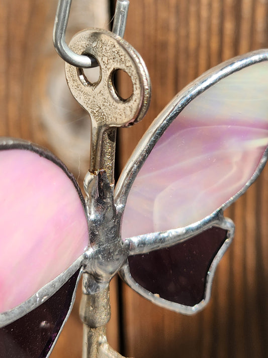 Flying Key Iridescent Pink & Purple