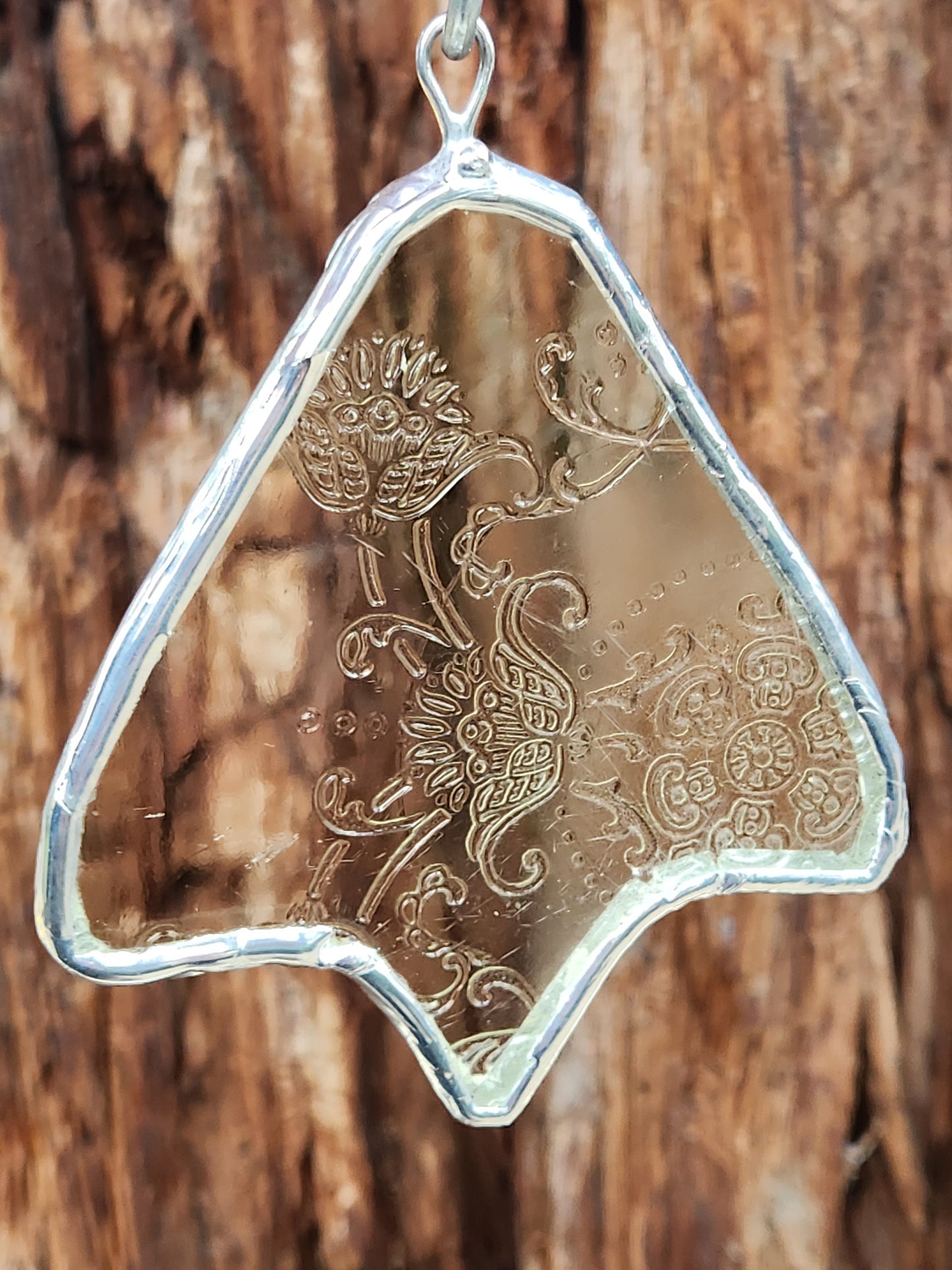 Yellow Stained Glass Duck Footprint