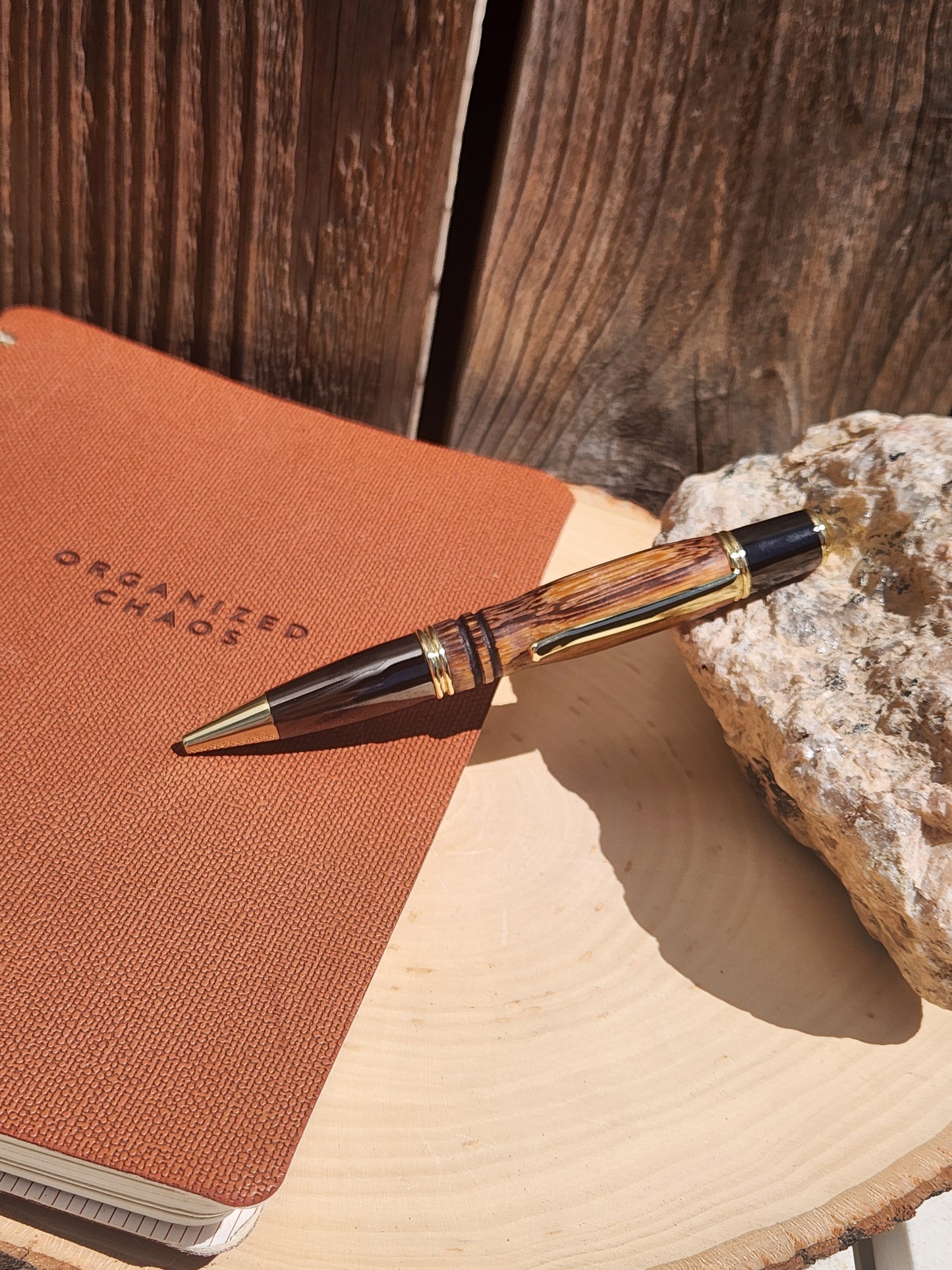 Zebra Wood Gatsby Grande Twist Pen