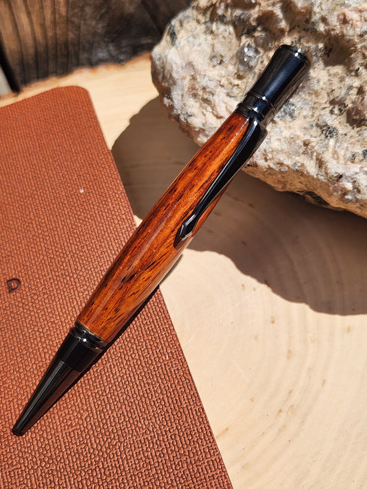 Cocobolo Wood Executive Twist Pen (Gunmetal)