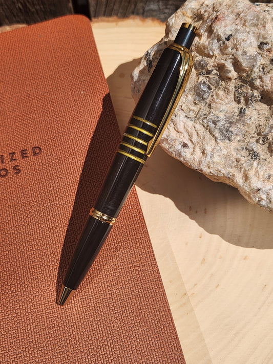 Gaboon Ebony Wood Compson Click Pen