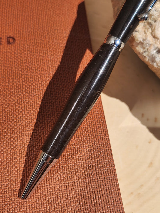 Gaboon Ebony Wood Slim Line Twist Pen