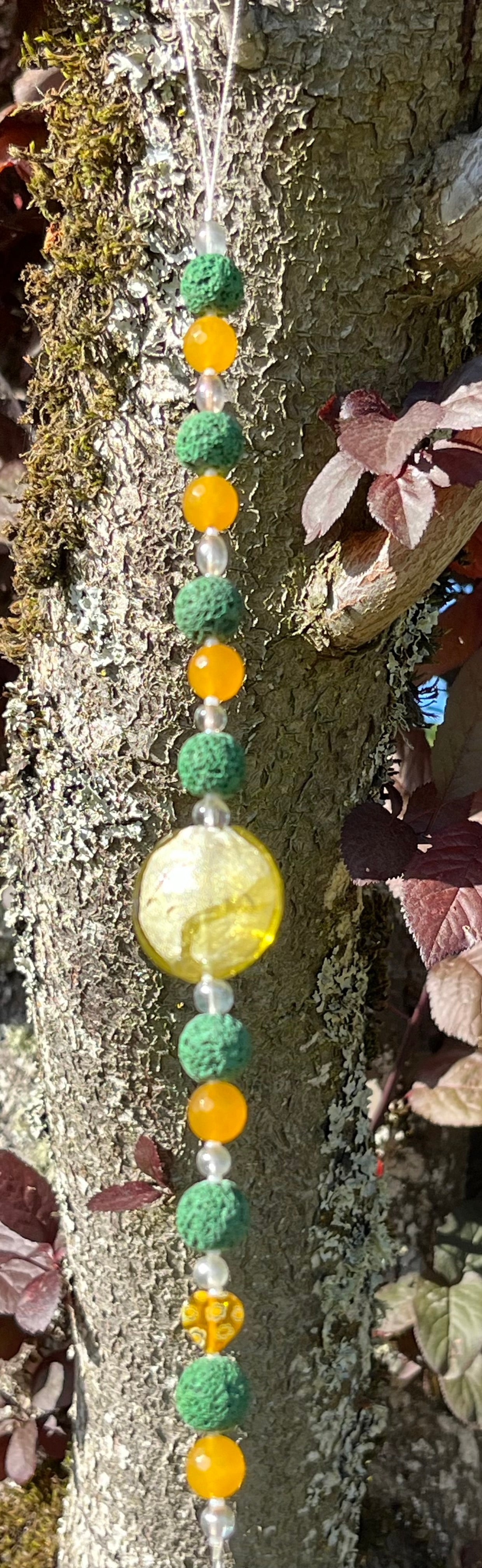 Green Lava Rock Suncatcher