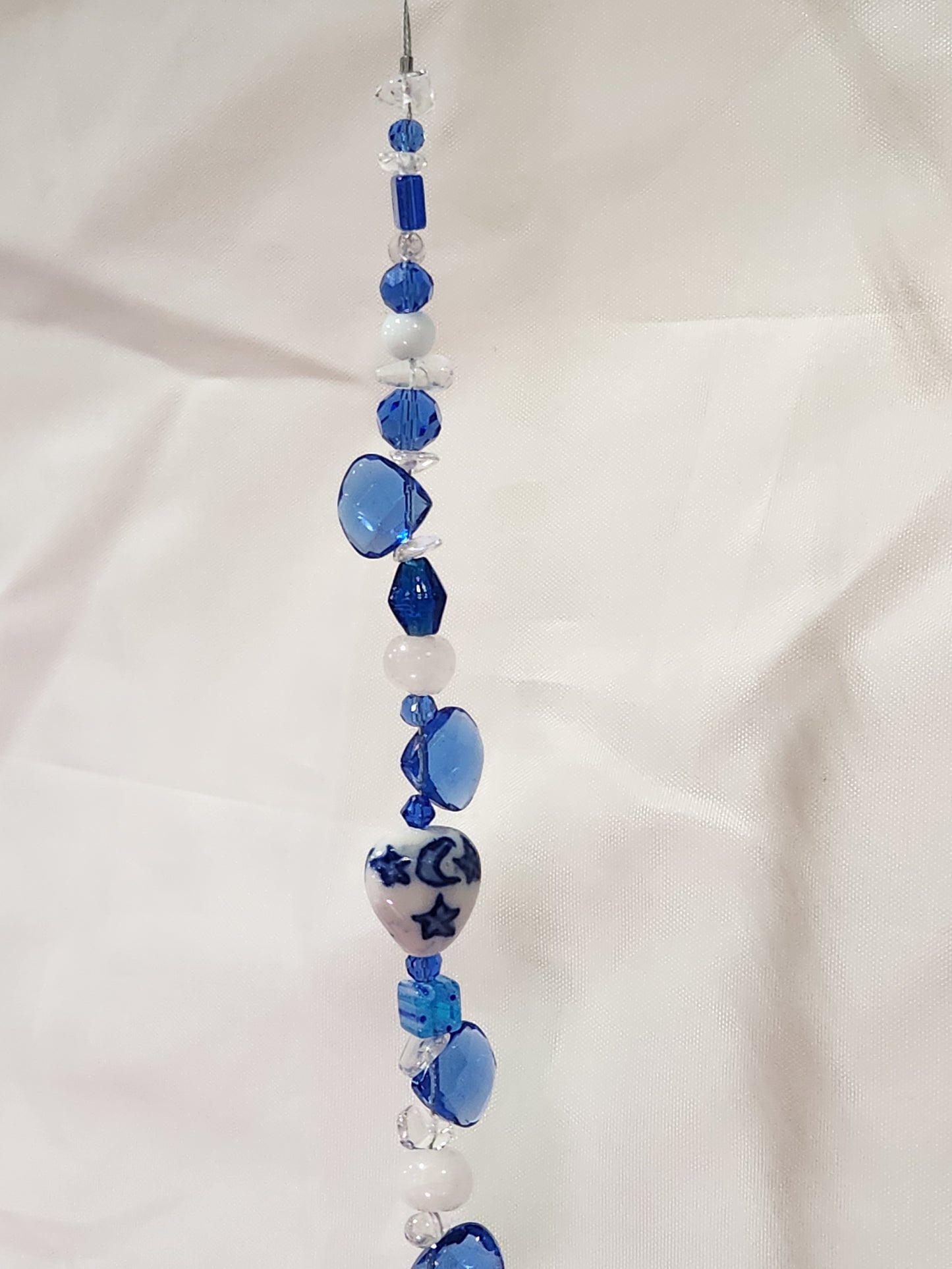 Ceramic Blues Suncatcher