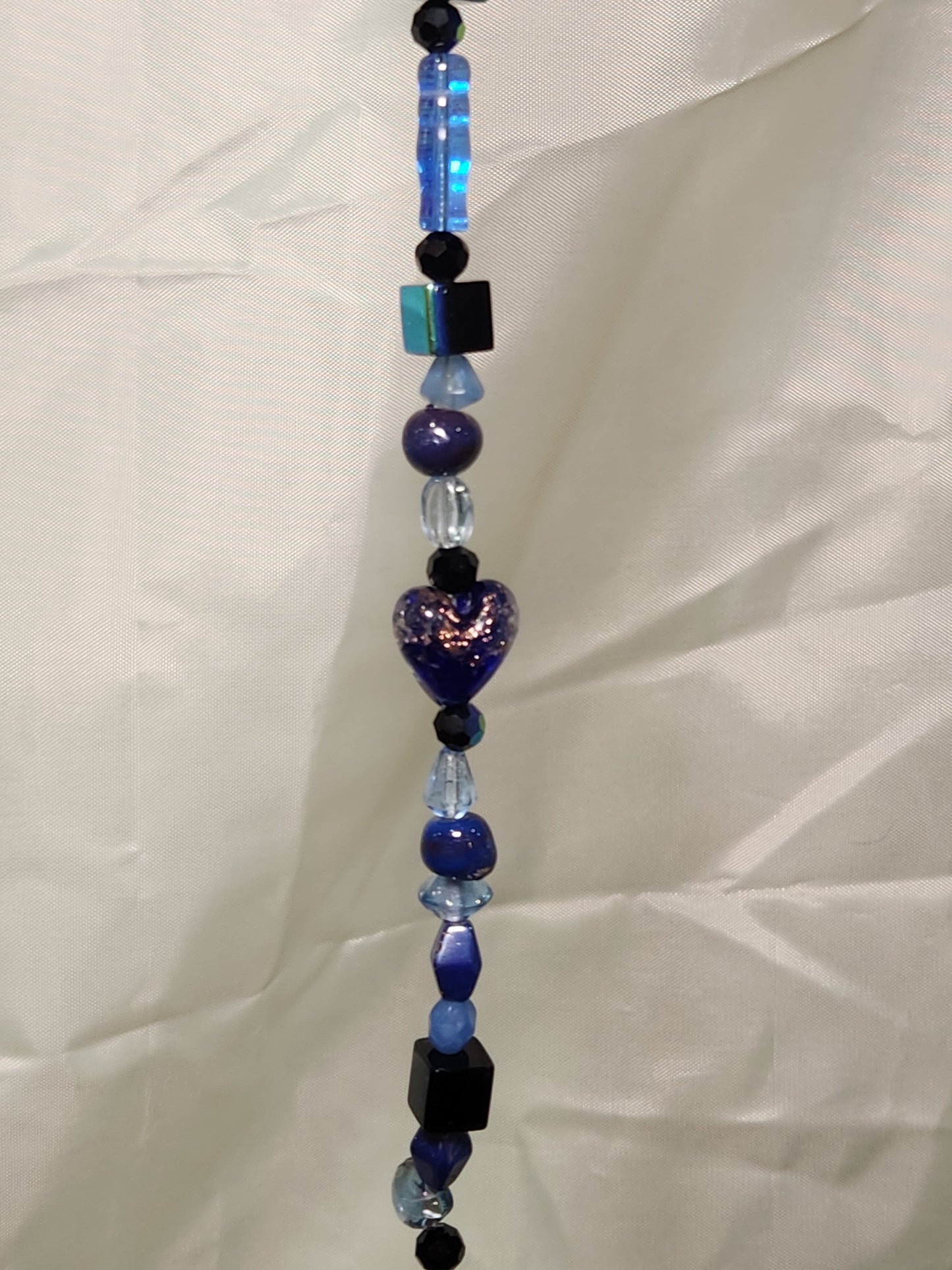 Black & Blue Aurora Borealis Suncatcher