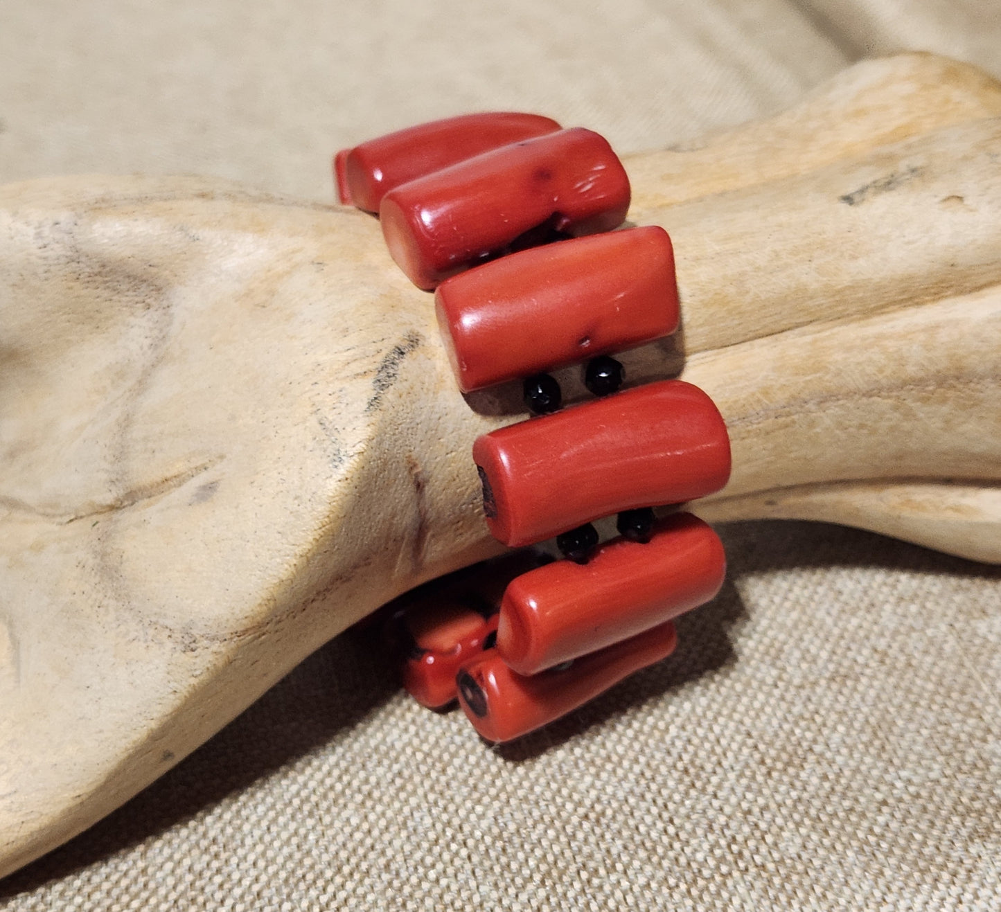 Bamboo Coral Bracelet