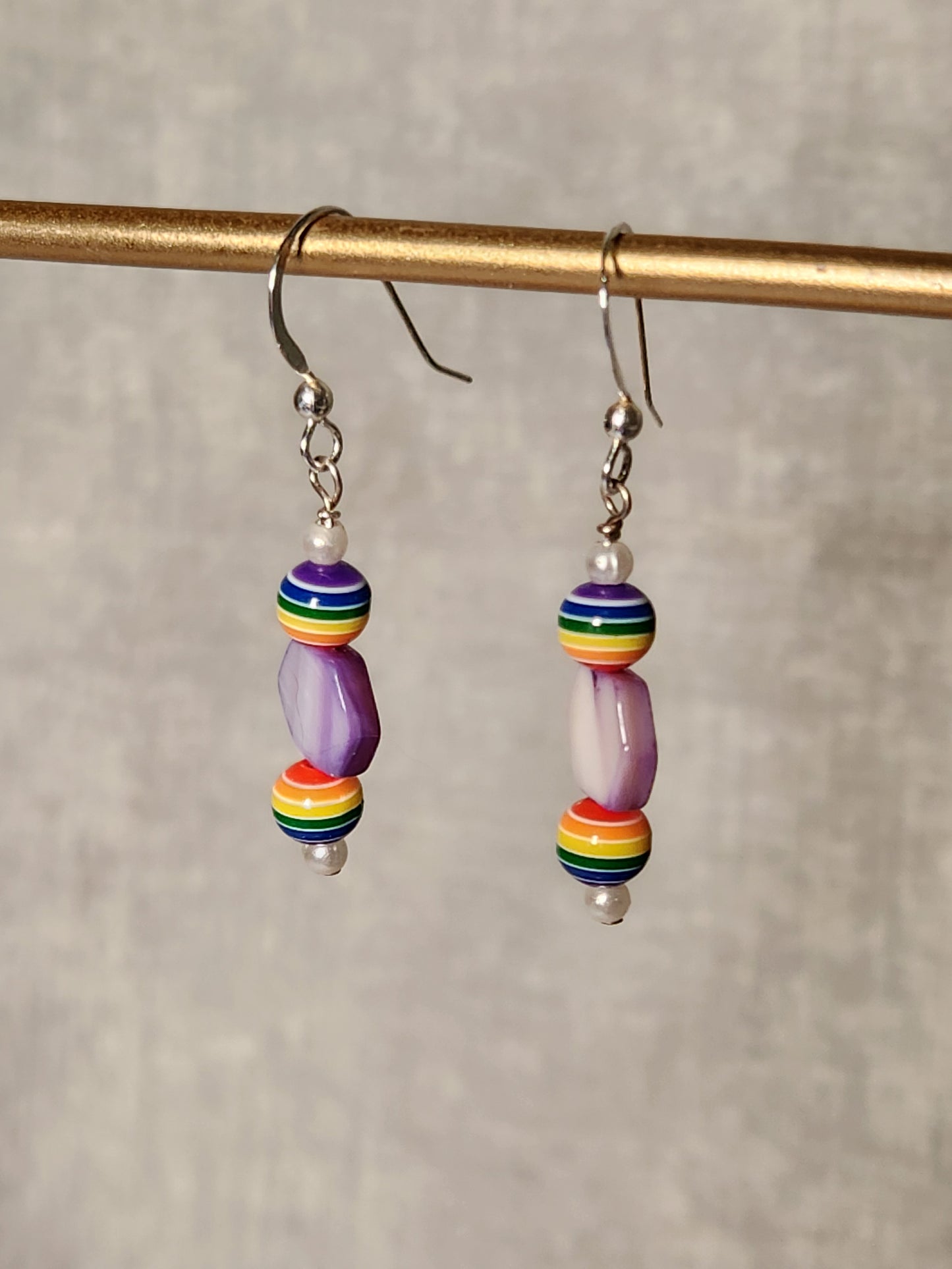 Purple Pride Earrings