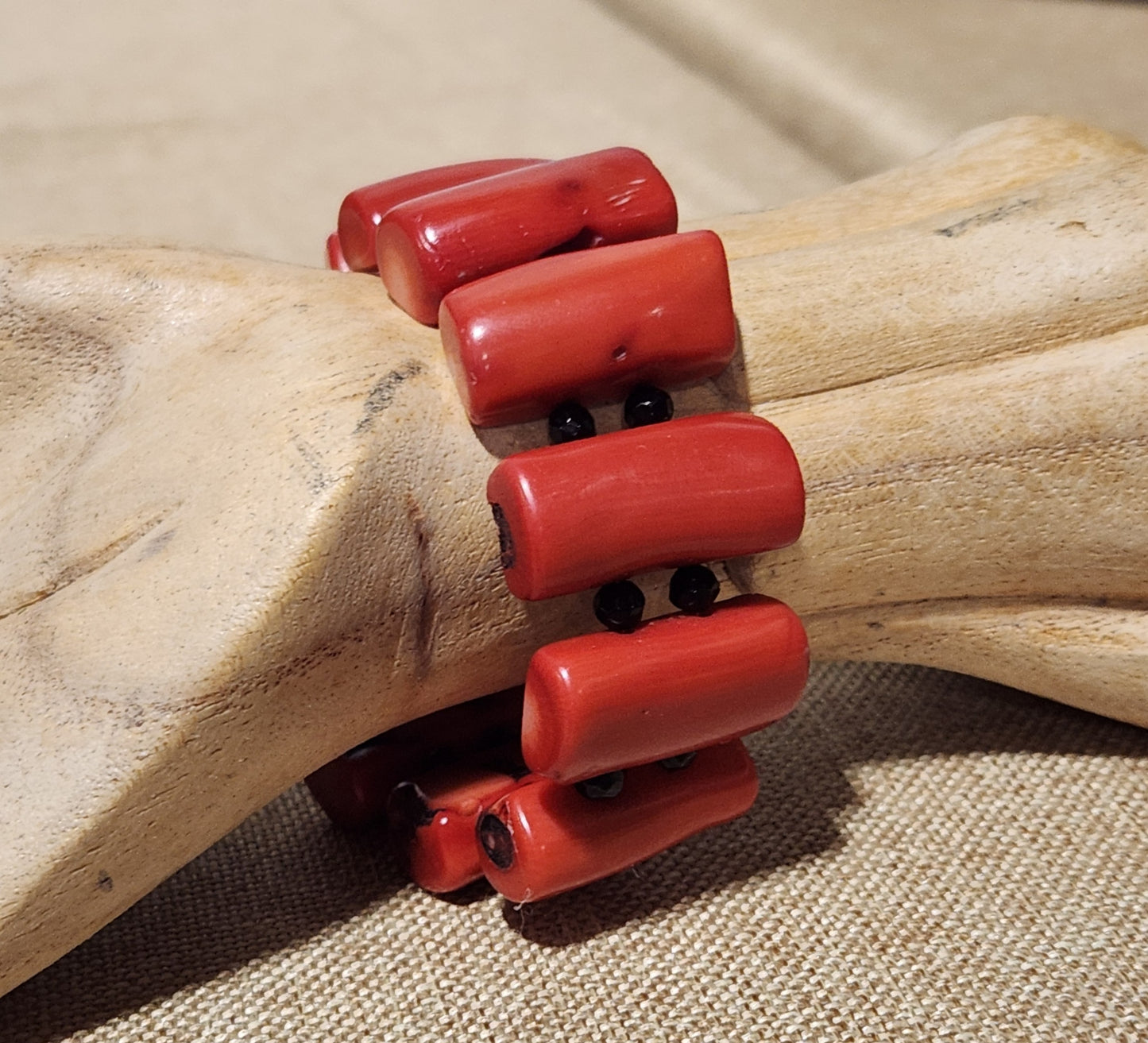 Bamboo Coral Bracelet