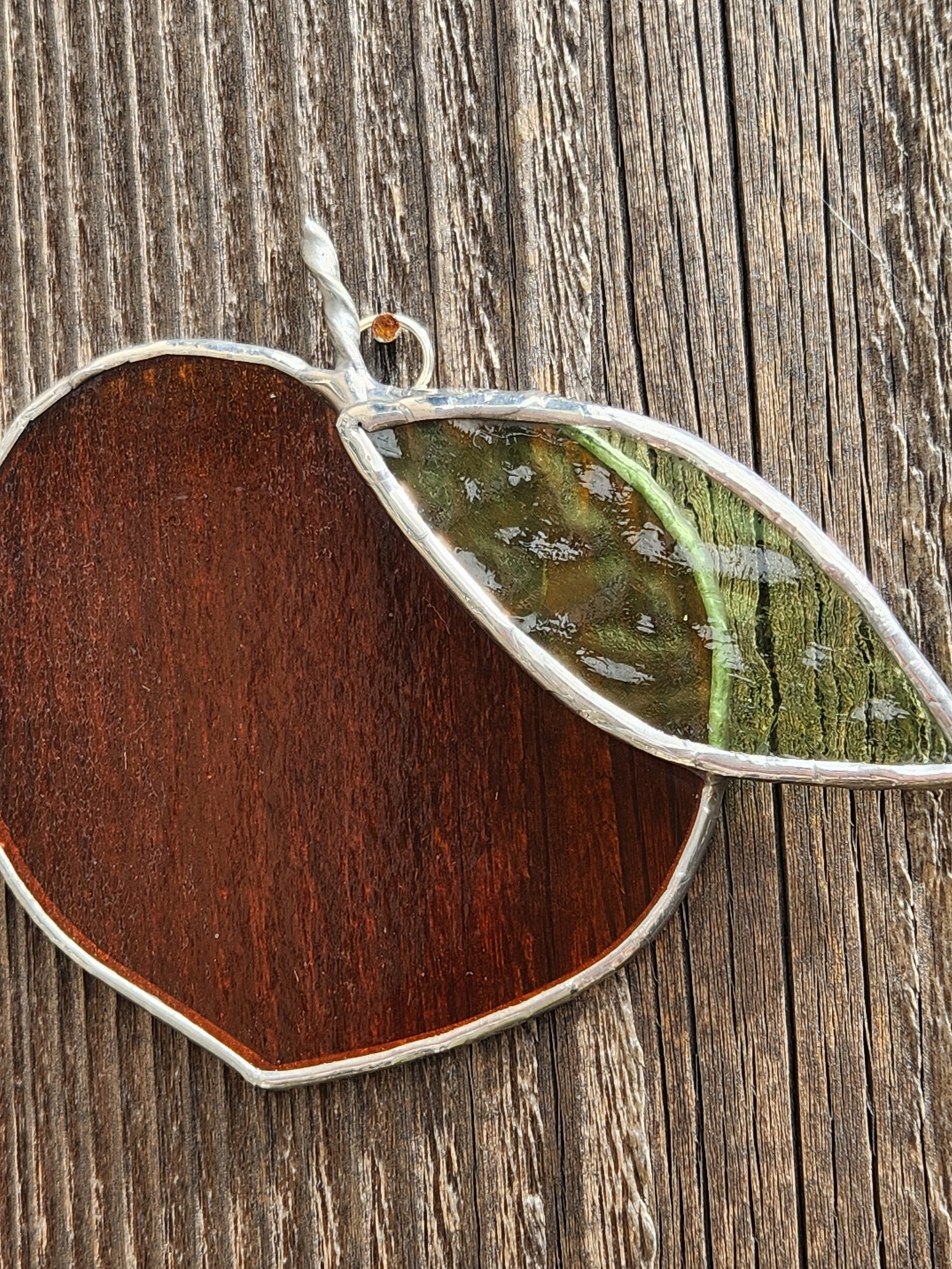 Cute as a Peach Stained Glass