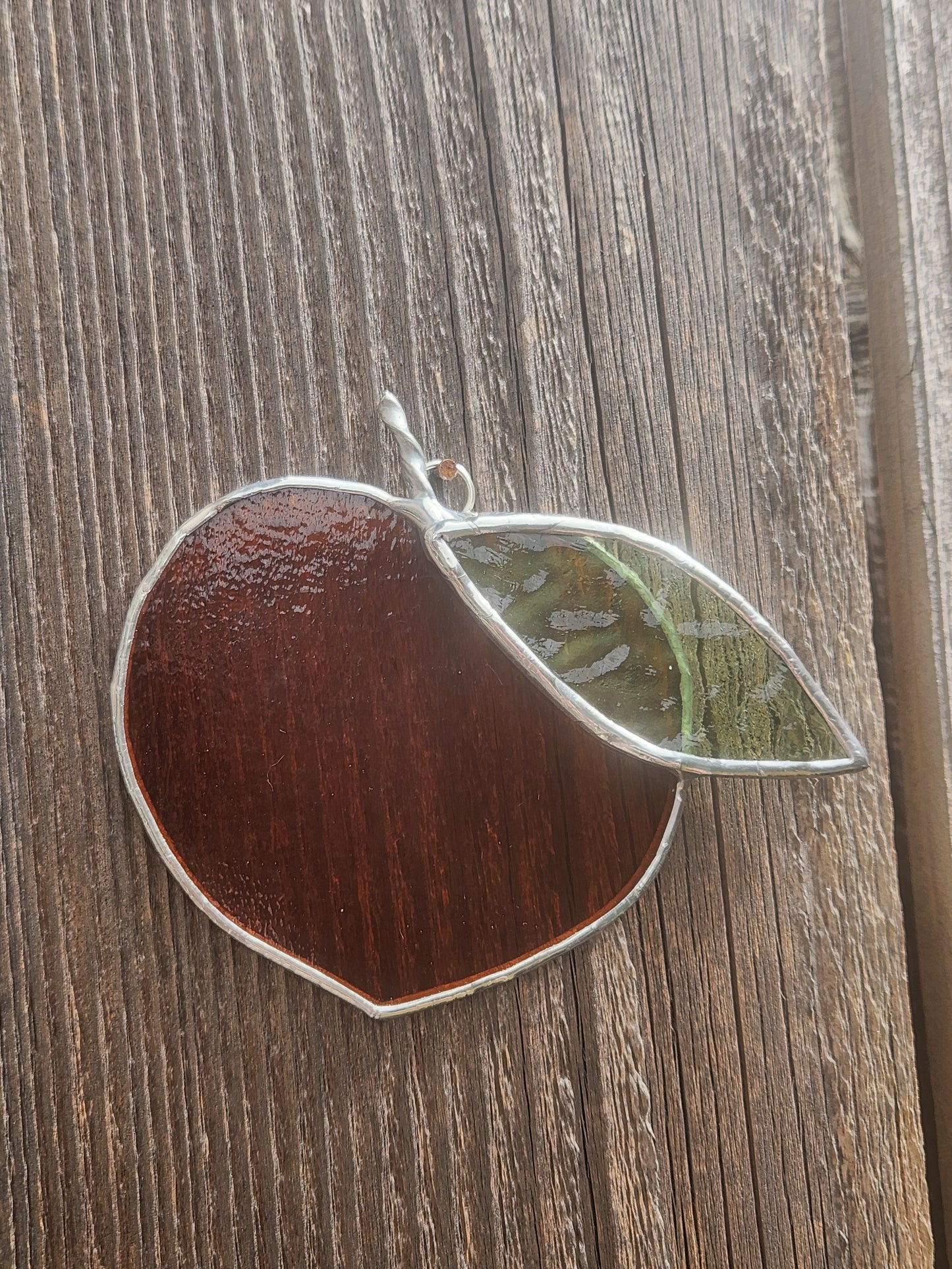 Cute as a Peach Stained Glass