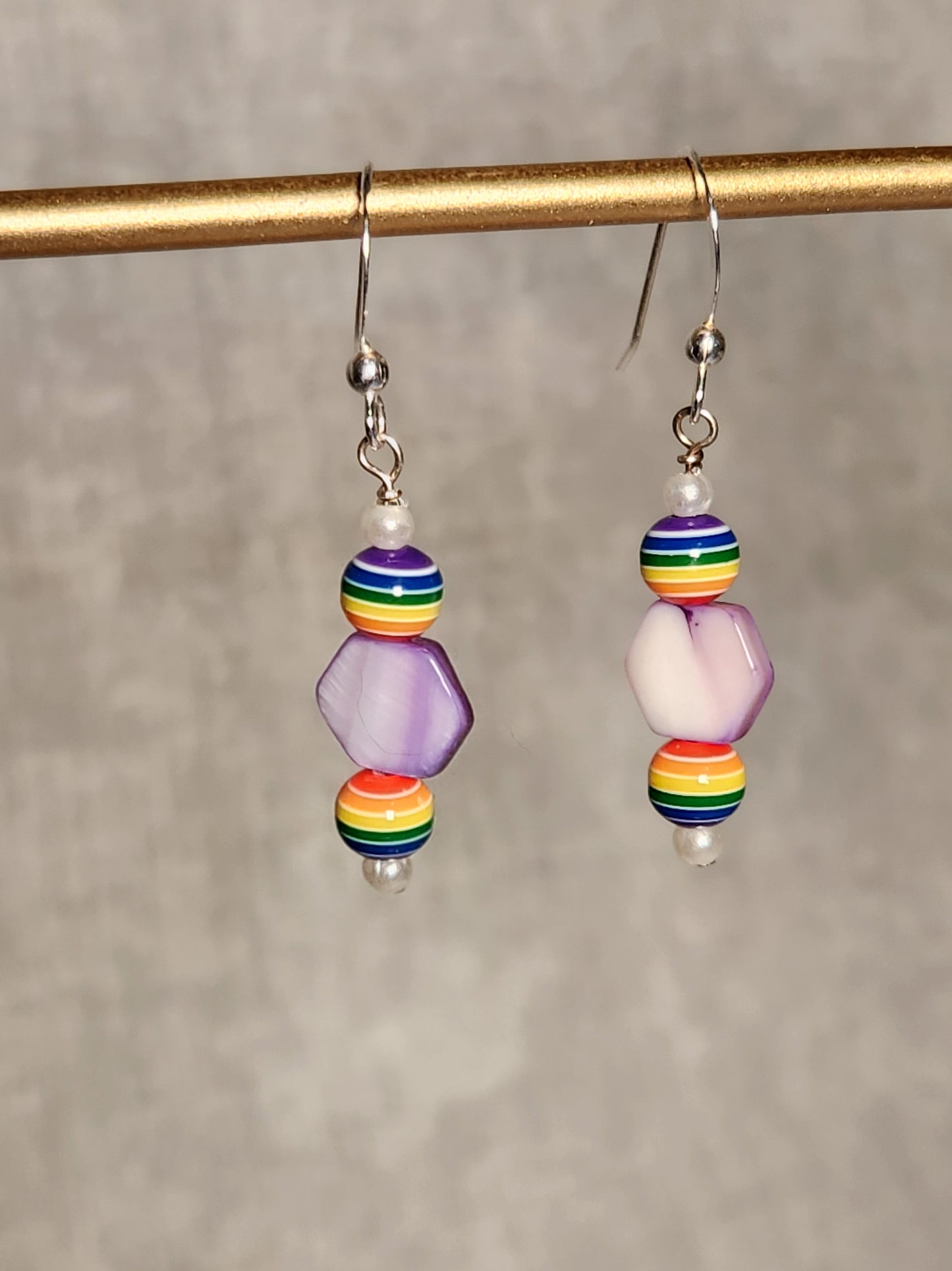 Purple Pride Earrings