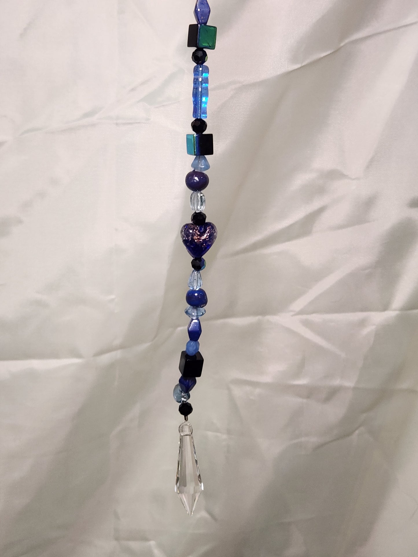 Black & Blue Aurora Borealis Suncatcher