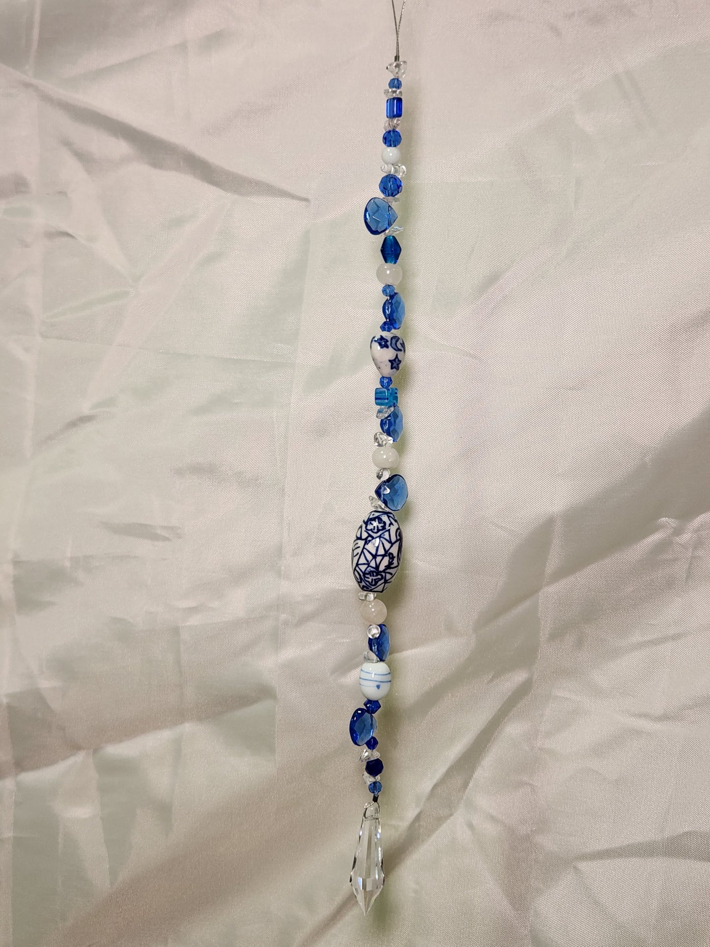 Ceramic Blues Suncatcher