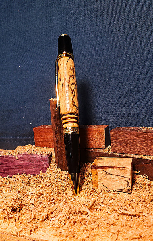 Spalted Tamerind Gatsby Grande Twist Pen